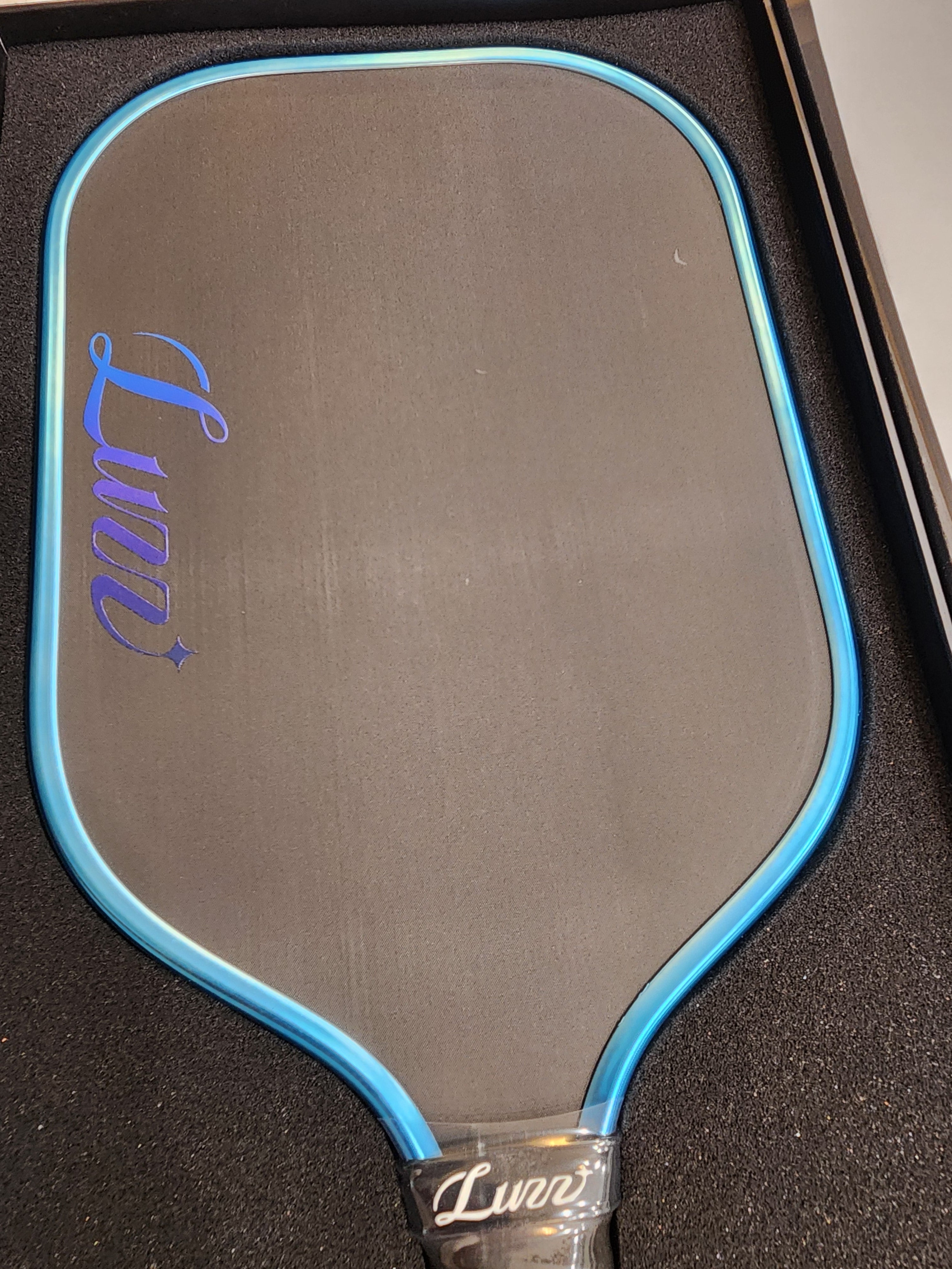 Luzz Pro 4 Inferno Blue Blaze Pickleball Paddle Dink Dynasty