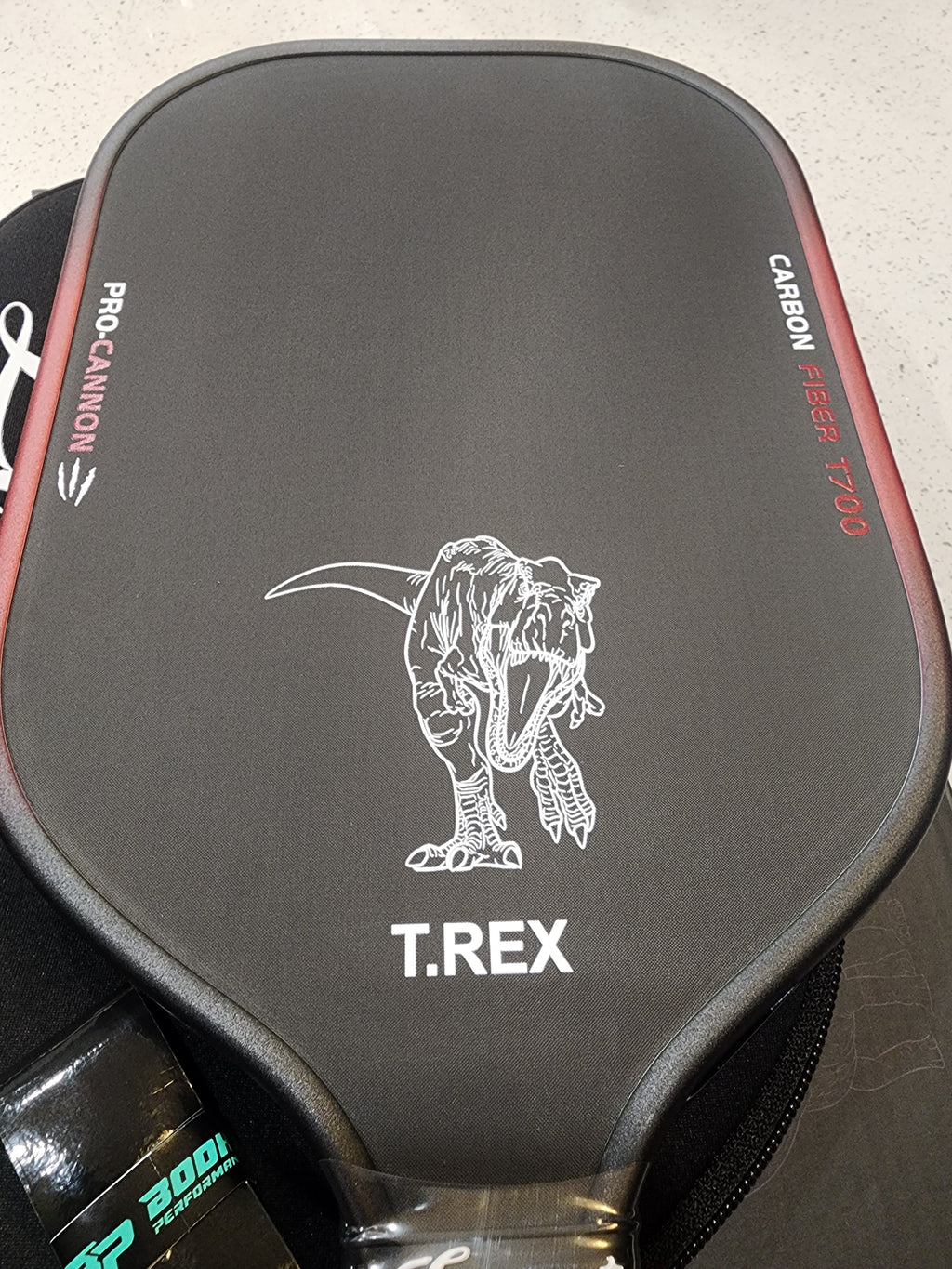 Luzz Cannon Jurassic World Edition Pickleball Paddle | T700 Raw Carbon Power Dink Dynasty