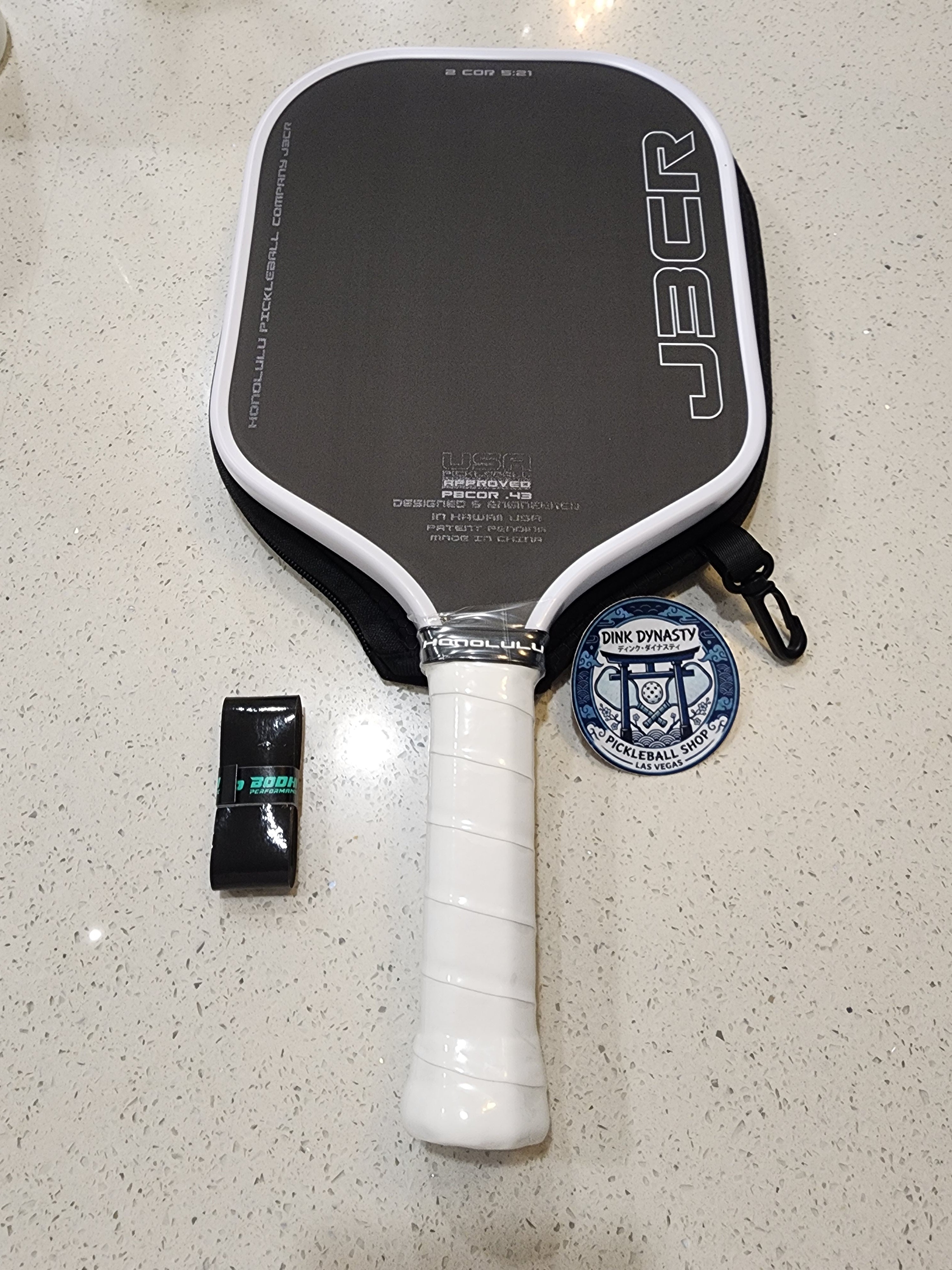 Honolulu J3CR Pickleball Paddle | Max Forgiveness & Wide Sweet Spot Dink Dynasty
