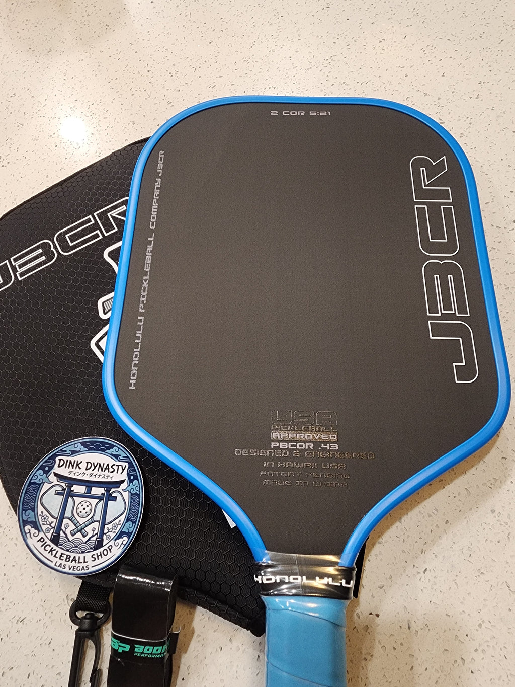Honolulu J3CR Pickleball Paddle | Max Forgiveness & Wide Sweet Spot Dink Dynasty