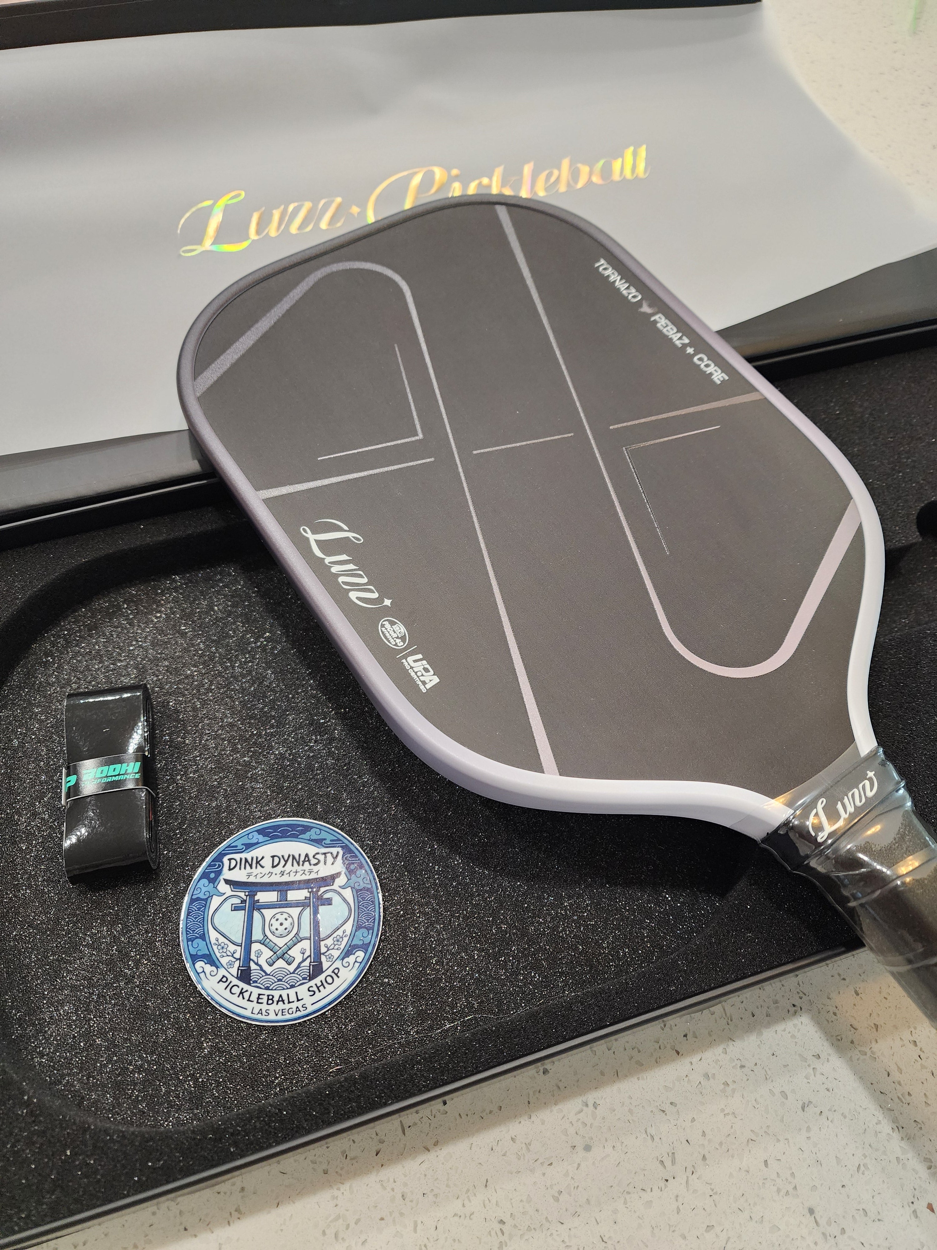 Luzz Pro 4 Tornazo Pickleball Paddle | PEBAZ™ Foam Core & Carbon Fiber Dink Dynasty