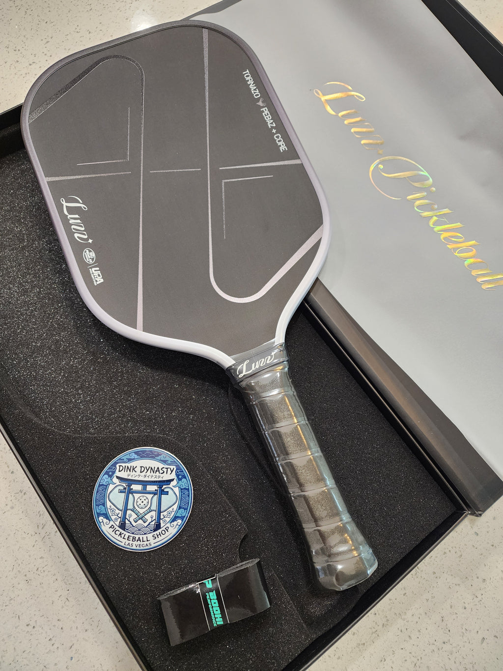 Luzz Pro 4 Tornazo Pickleball Paddle | PEBAZ™ Foam Core & Carbon Fiber Dink Dynasty