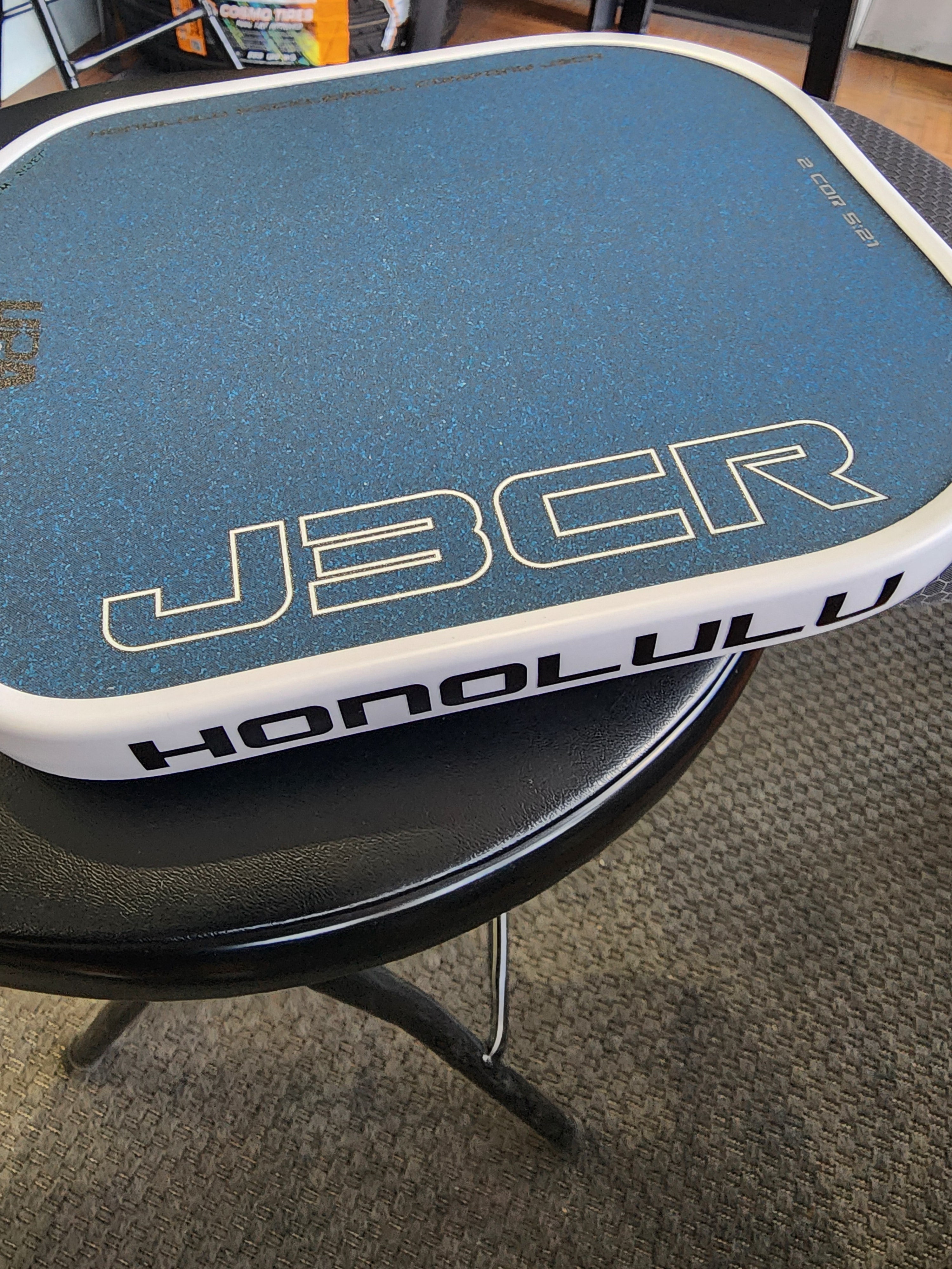 Honolulu J3CR Pickleball Paddle | Crystal Blue Endurance Surface Dink Dynasty