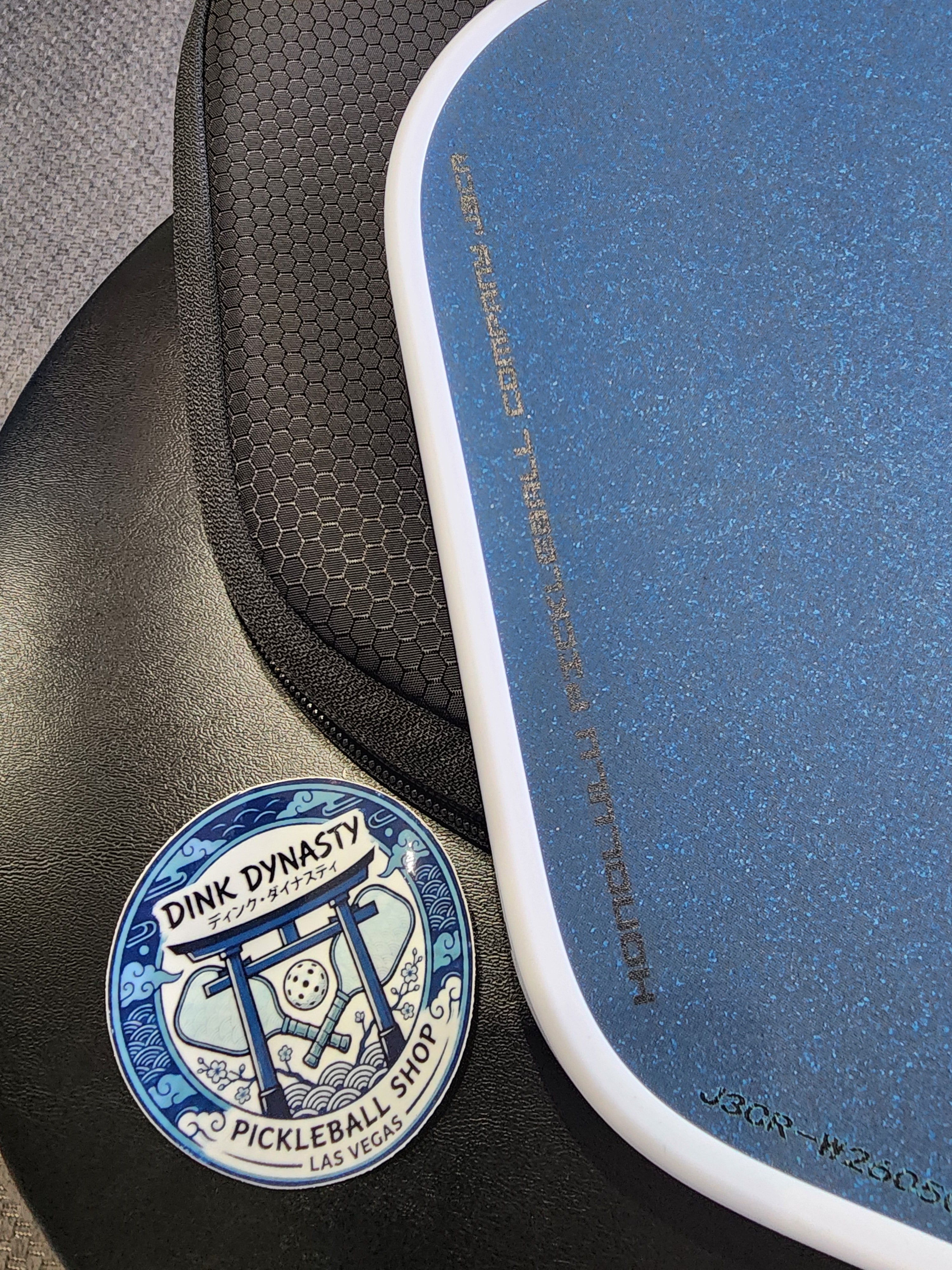 Honolulu J3CR Pickleball Paddle | Crystal Blue Endurance Surface Dink Dynasty