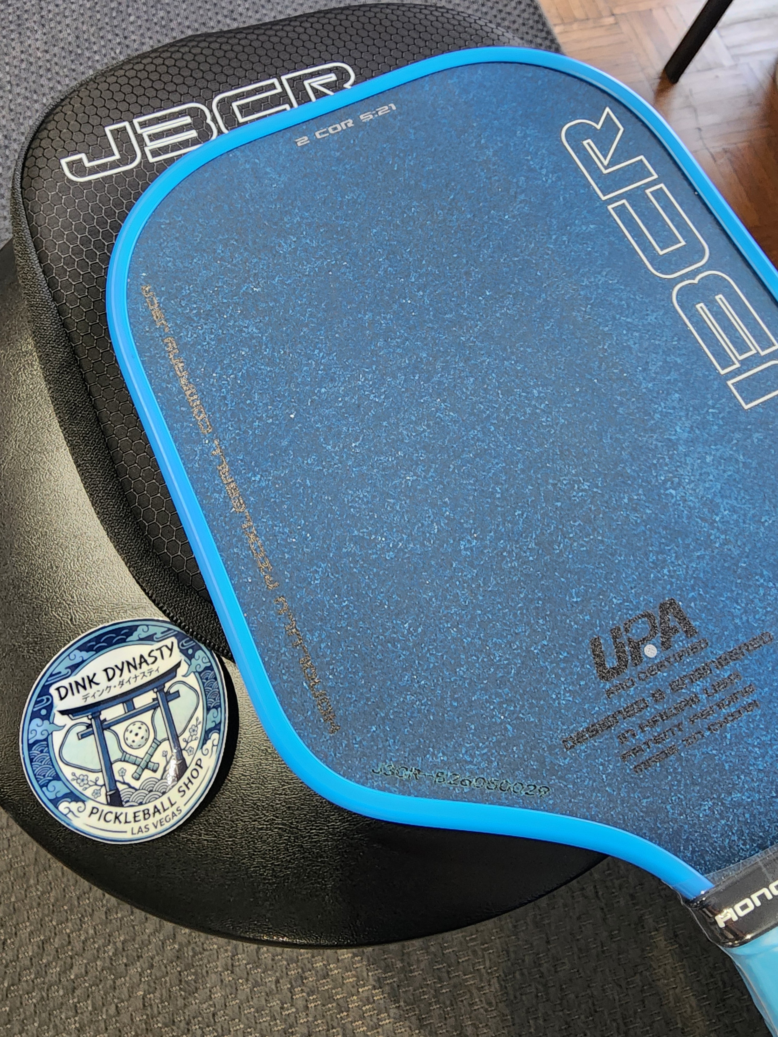 Honolulu J3CR Pickleball Paddle | Crystal Blue Endurance Surface Dink Dynasty