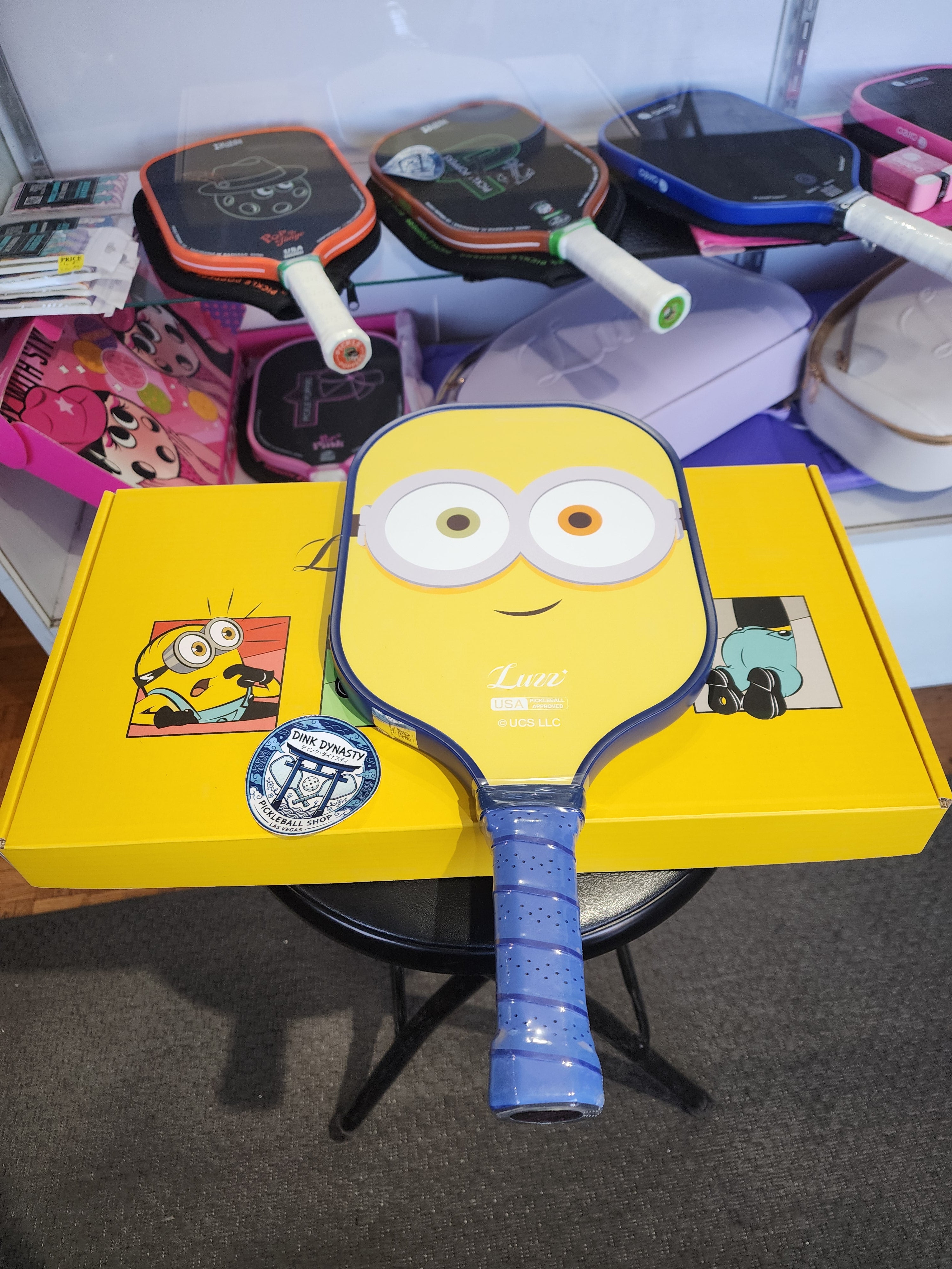 Luzz Minions Mayhem Original Pickleball Paddle Dink Dynasty