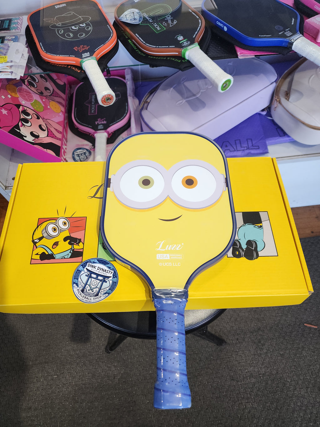 Luzz Minions Mayhem Original Pickleball Paddle Dink Dynasty