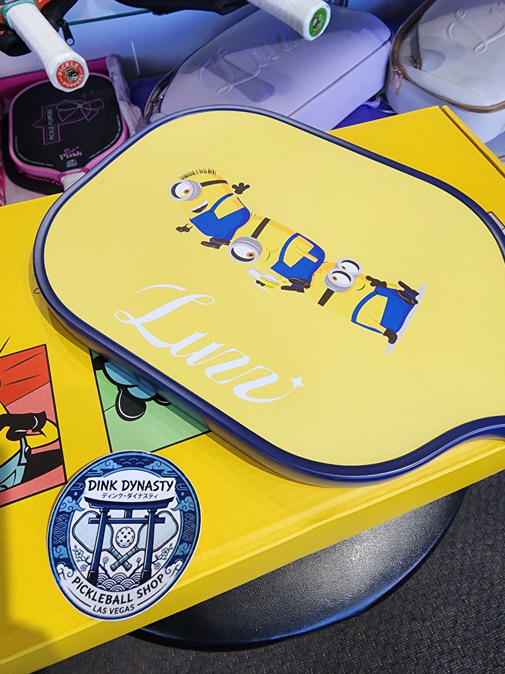 Luzz Minions Mayhem Original Pickleball Paddle Dink Dynasty