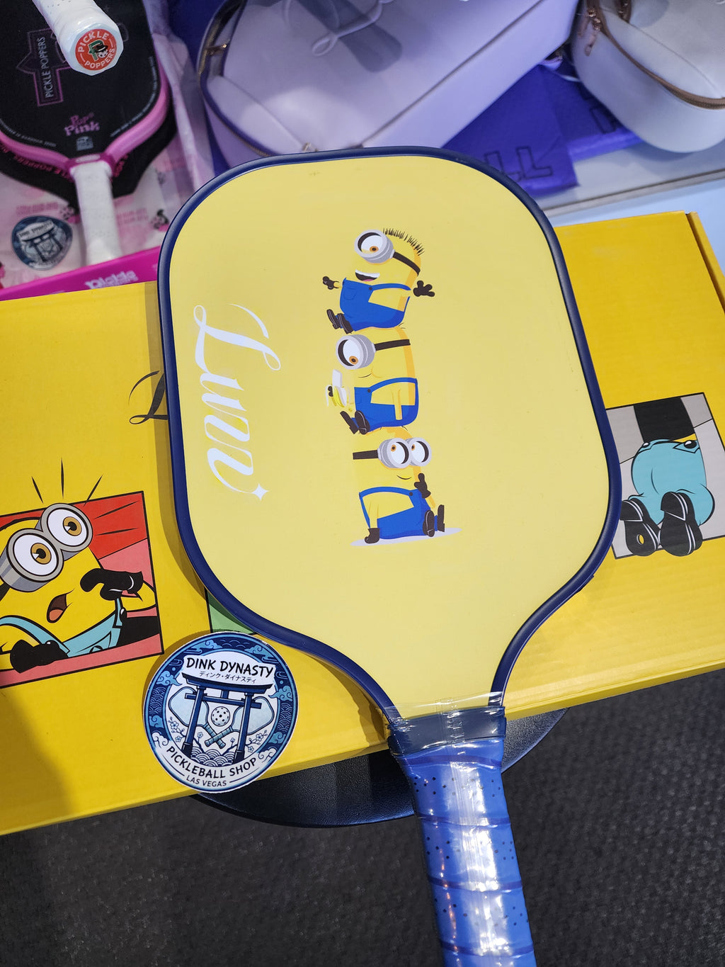Luzz Minions Mayhem Original Pickleball Paddle Dink Dynasty