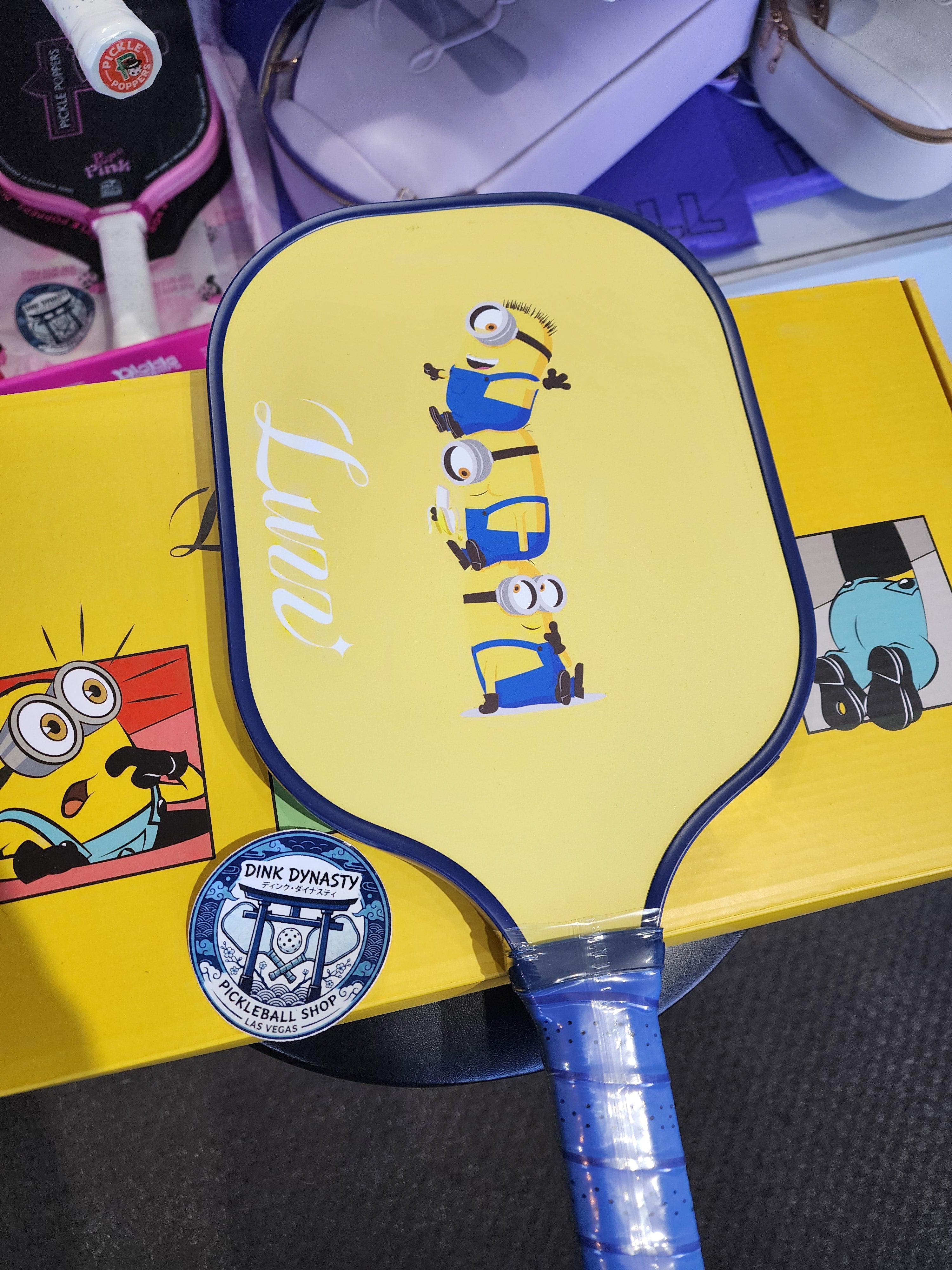 Luzz Minions Mayhem Original Pickleball Paddle Dink Dynasty