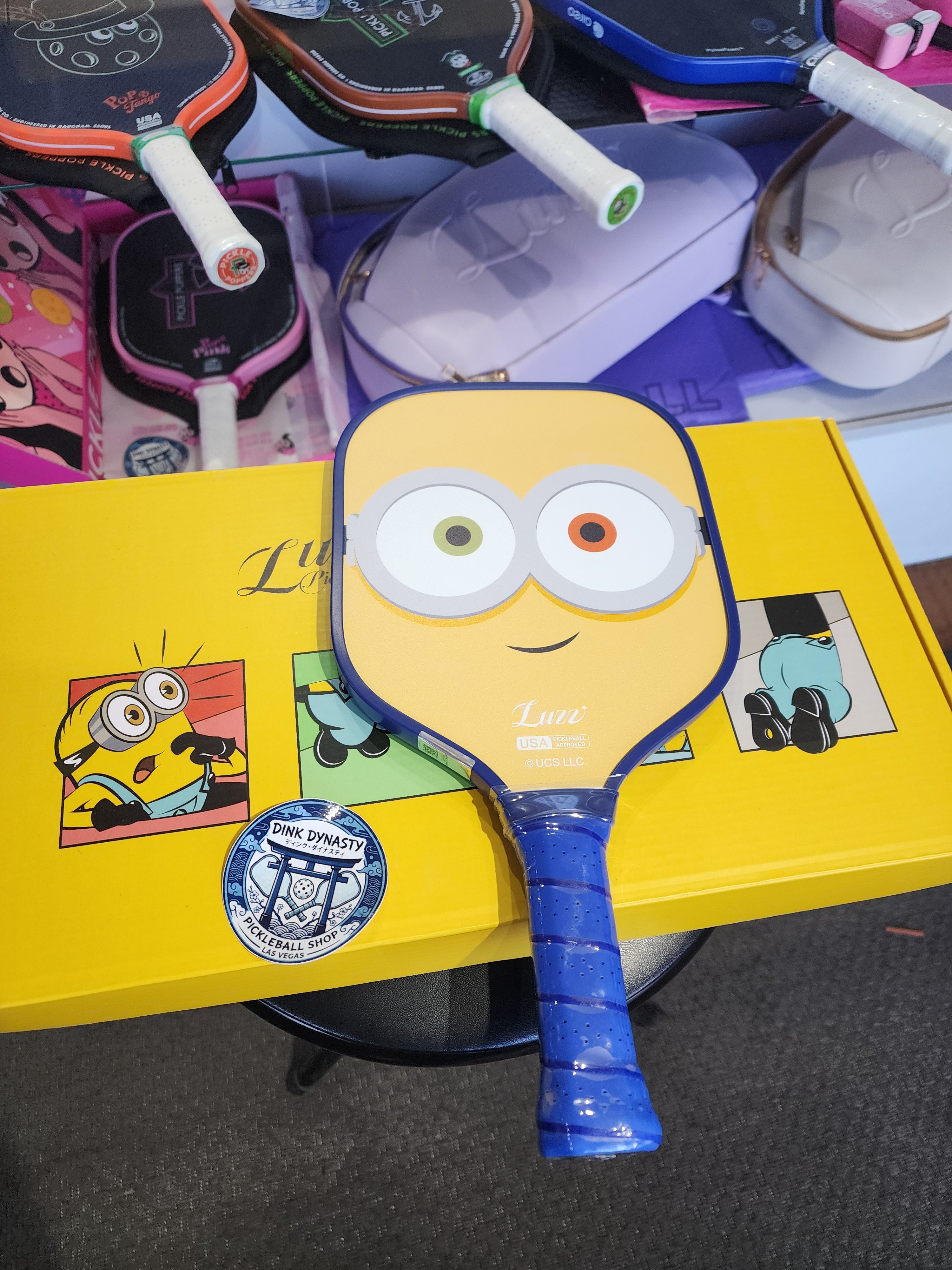Luzz Minions Kids Pickleball Paddle Dink Dynasty