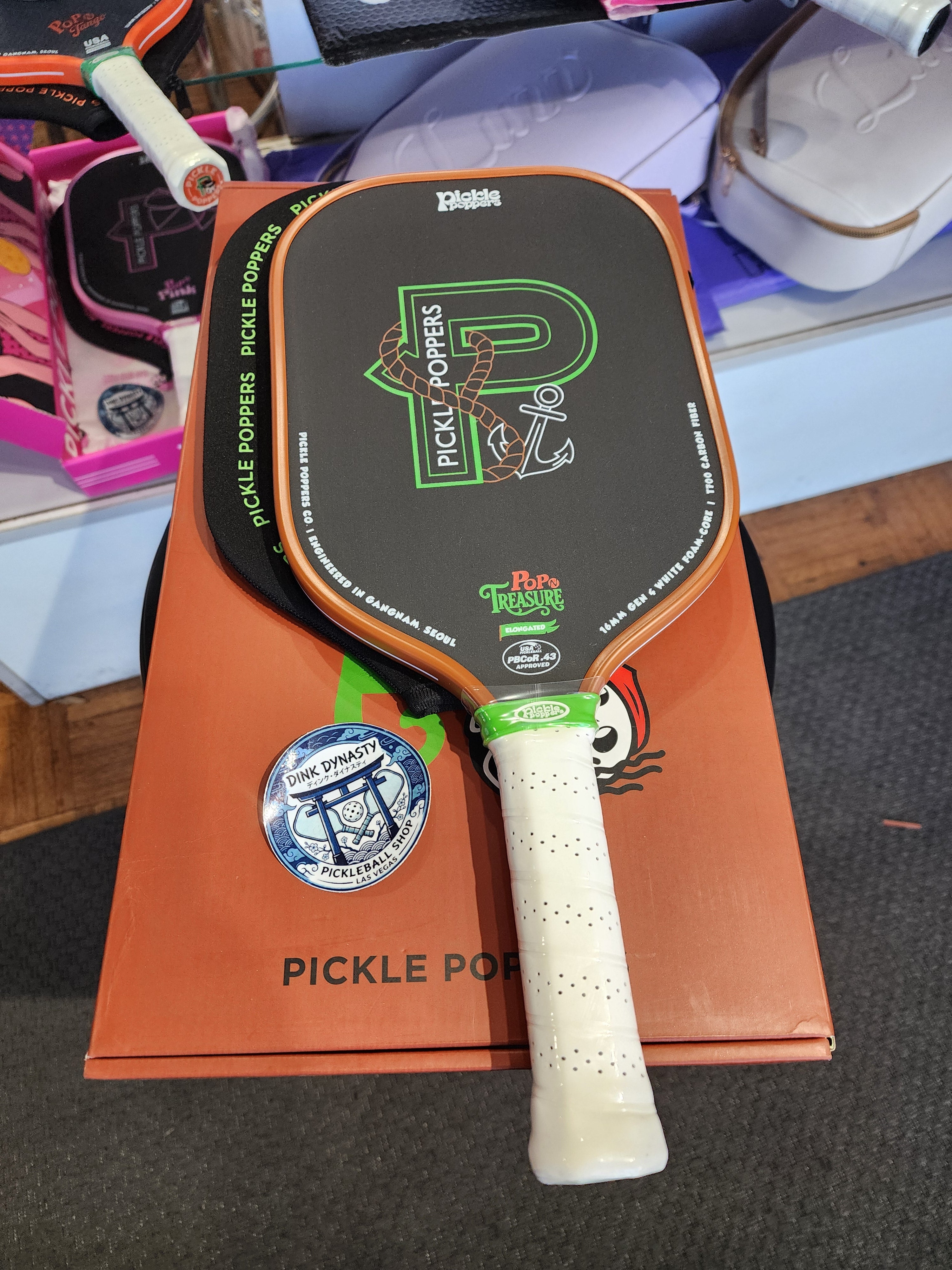 POP N Treasure Pickleball Paddle Set | Dual Foam Core & EverGrit