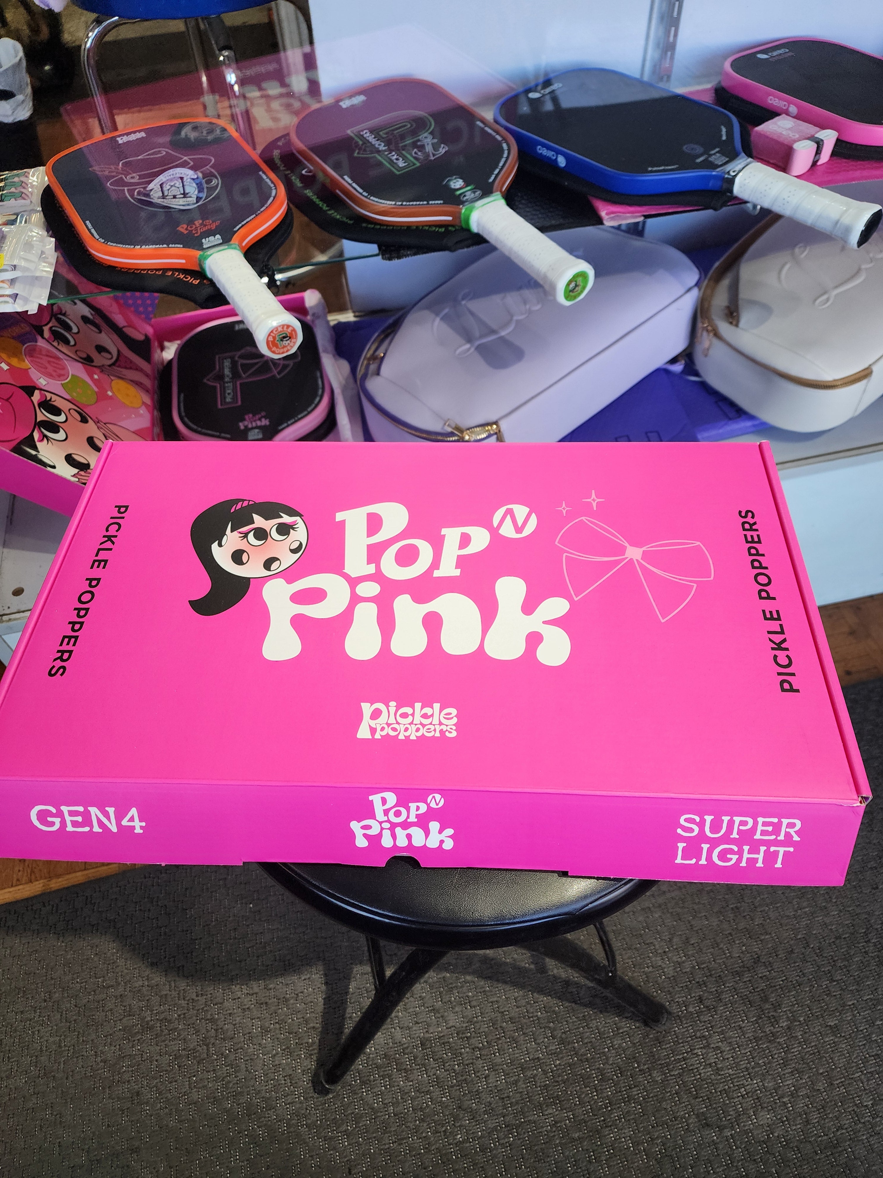 POP N Pink Pickleball Paddle Set | Premium Foam Core & Spin Dink Dynasty
