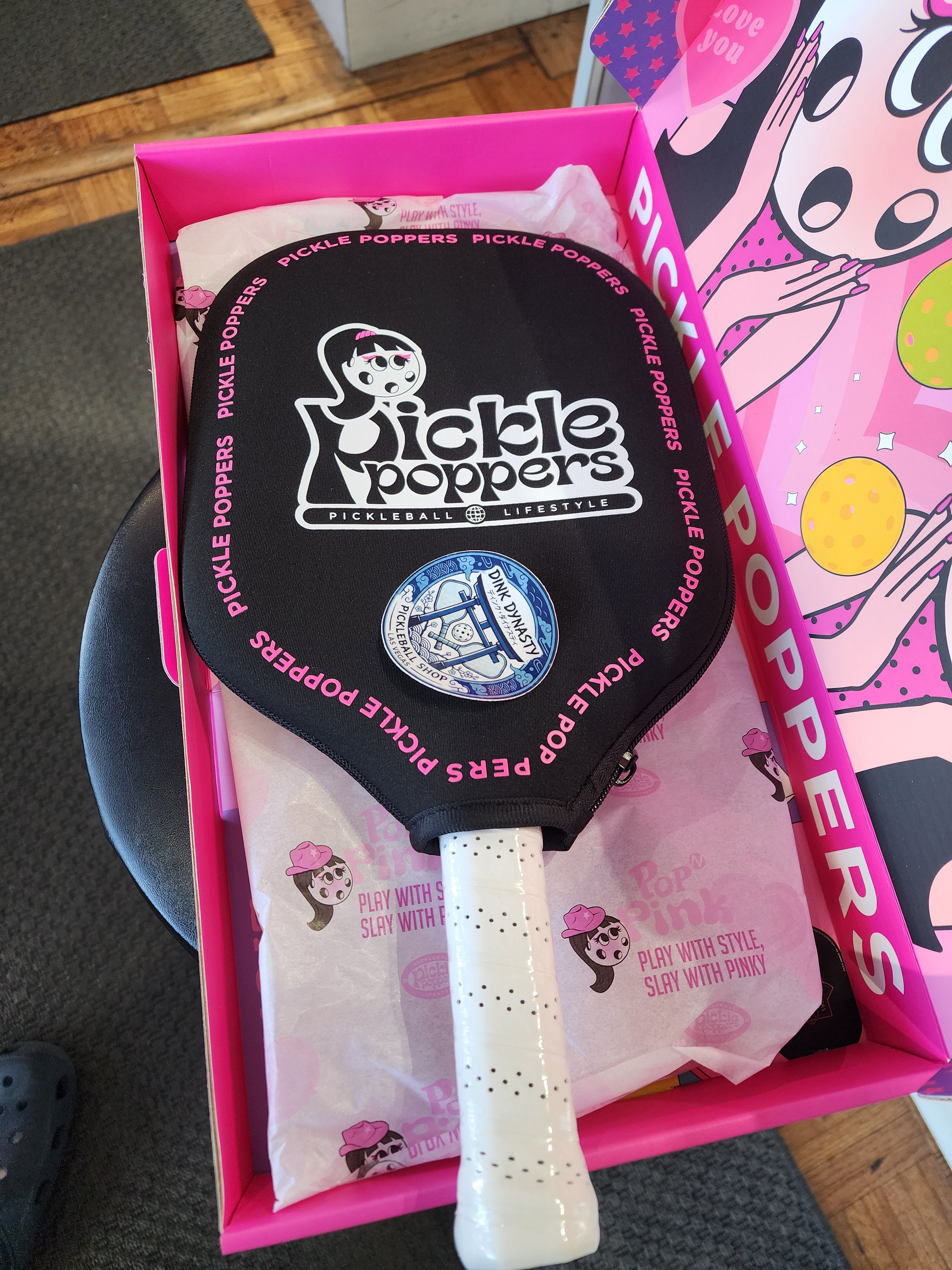 POP N Pink Pickleball Paddle Set | Premium Foam Core & Spin Dink Dynasty