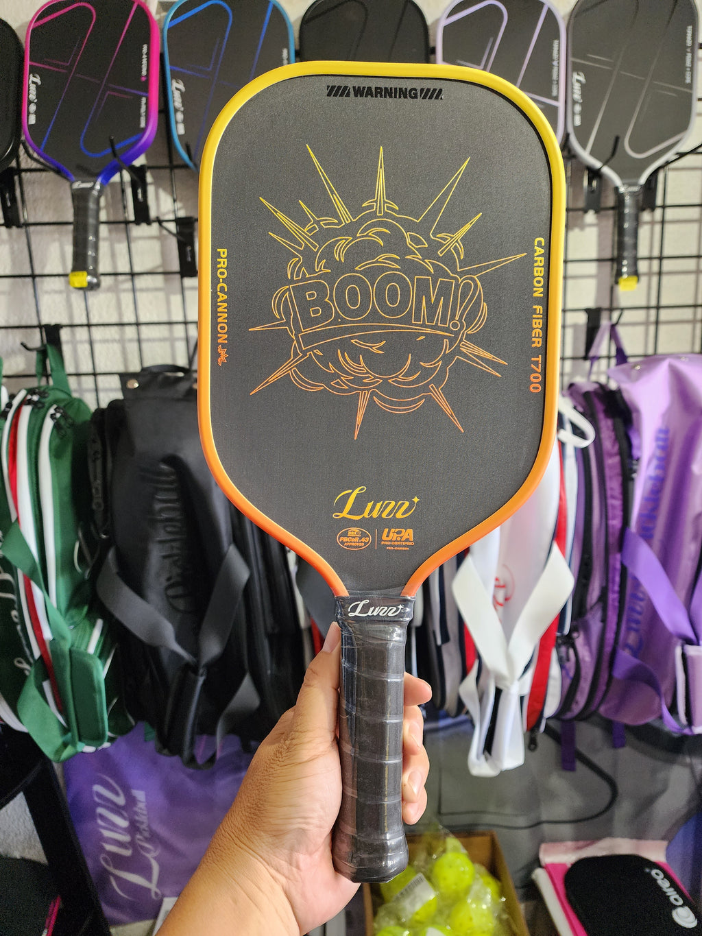 Luzz Explosion Cannon BOOM pickleball paddle Dink Dynasty