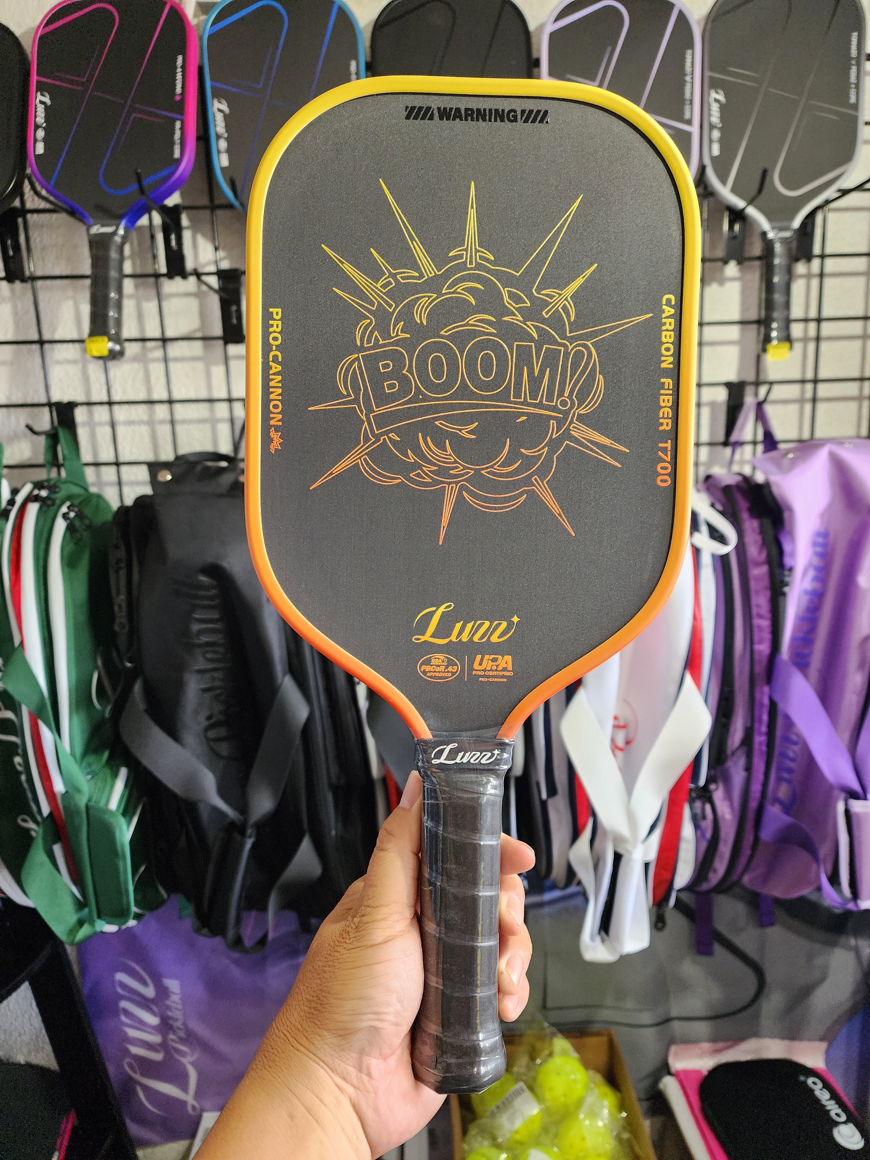 Luzz Explosion Cannon BOOM pickleball paddle Dink Dynasty