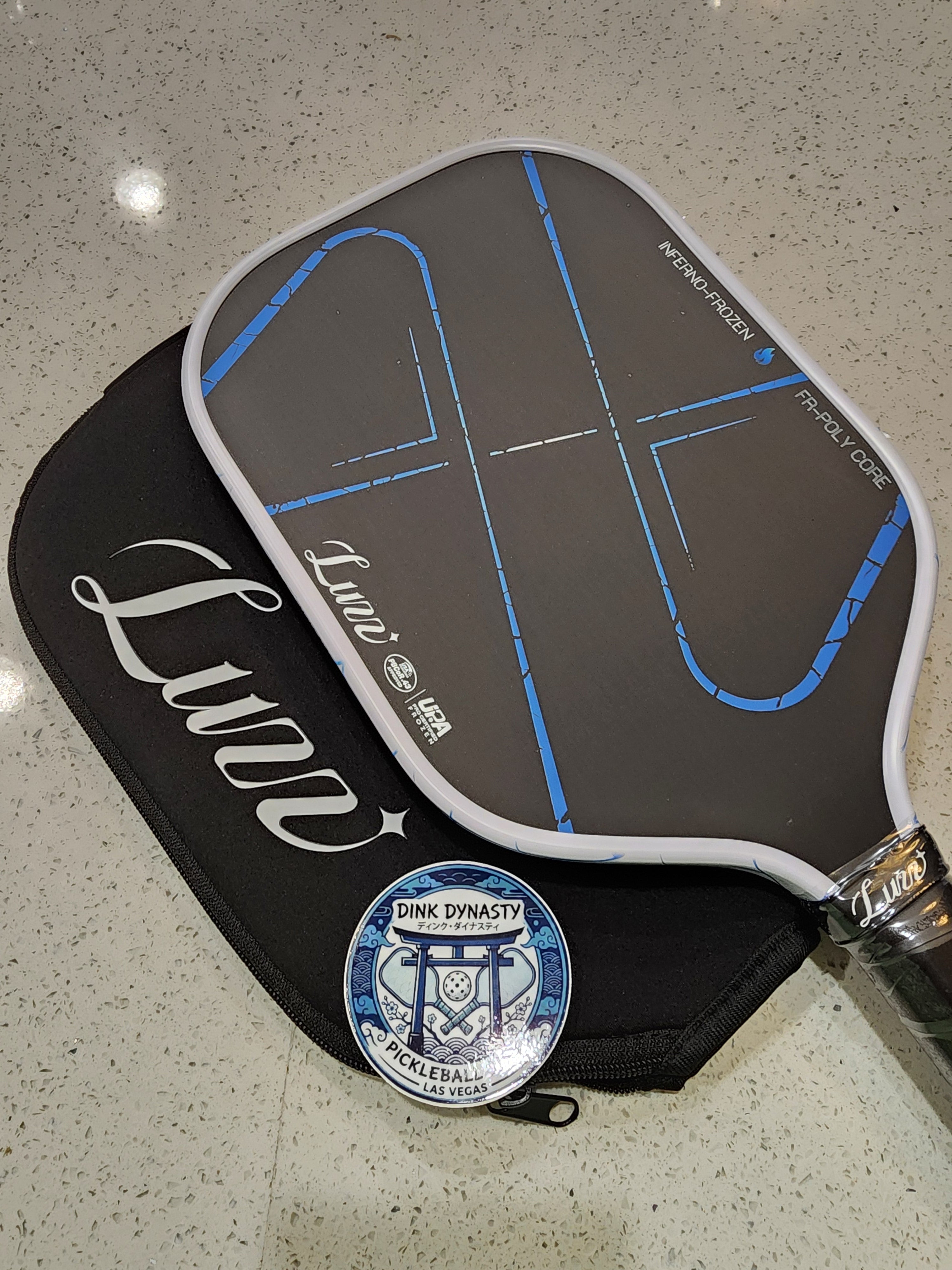 Luzz Inferno Frozen Pickleball Paddle | All-Court Control Dink Dynasty