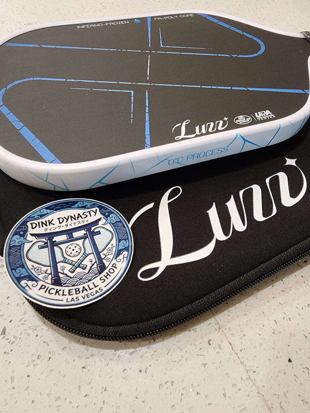 Luzz Inferno Frozen Pickleball Paddle | All-Court Control Dink Dynasty