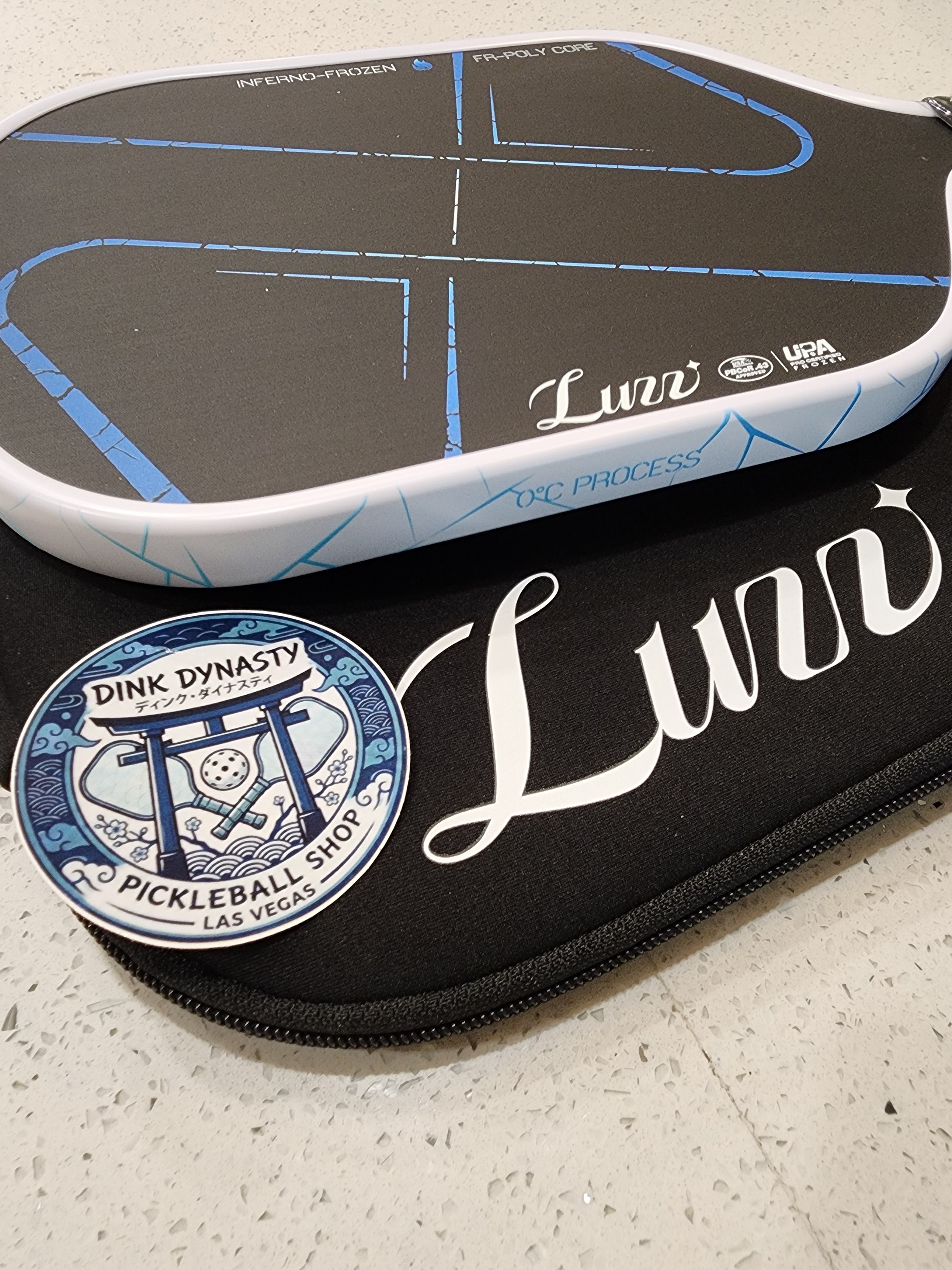 Luzz Inferno Frozen Pickleball Paddle | All-Court Control Dink Dynasty