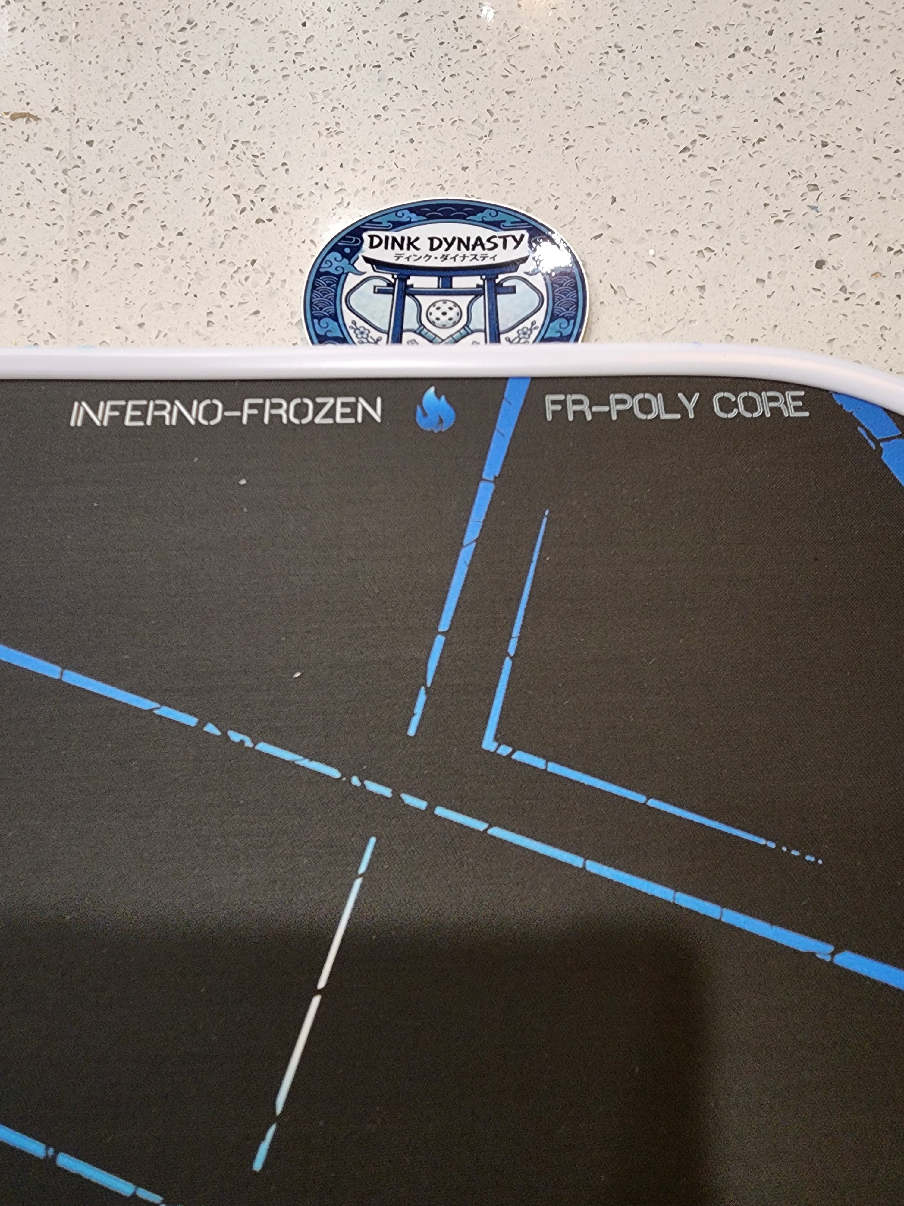 Luzz Inferno Frozen Pickleball Paddle | All-Court Control Dink Dynasty