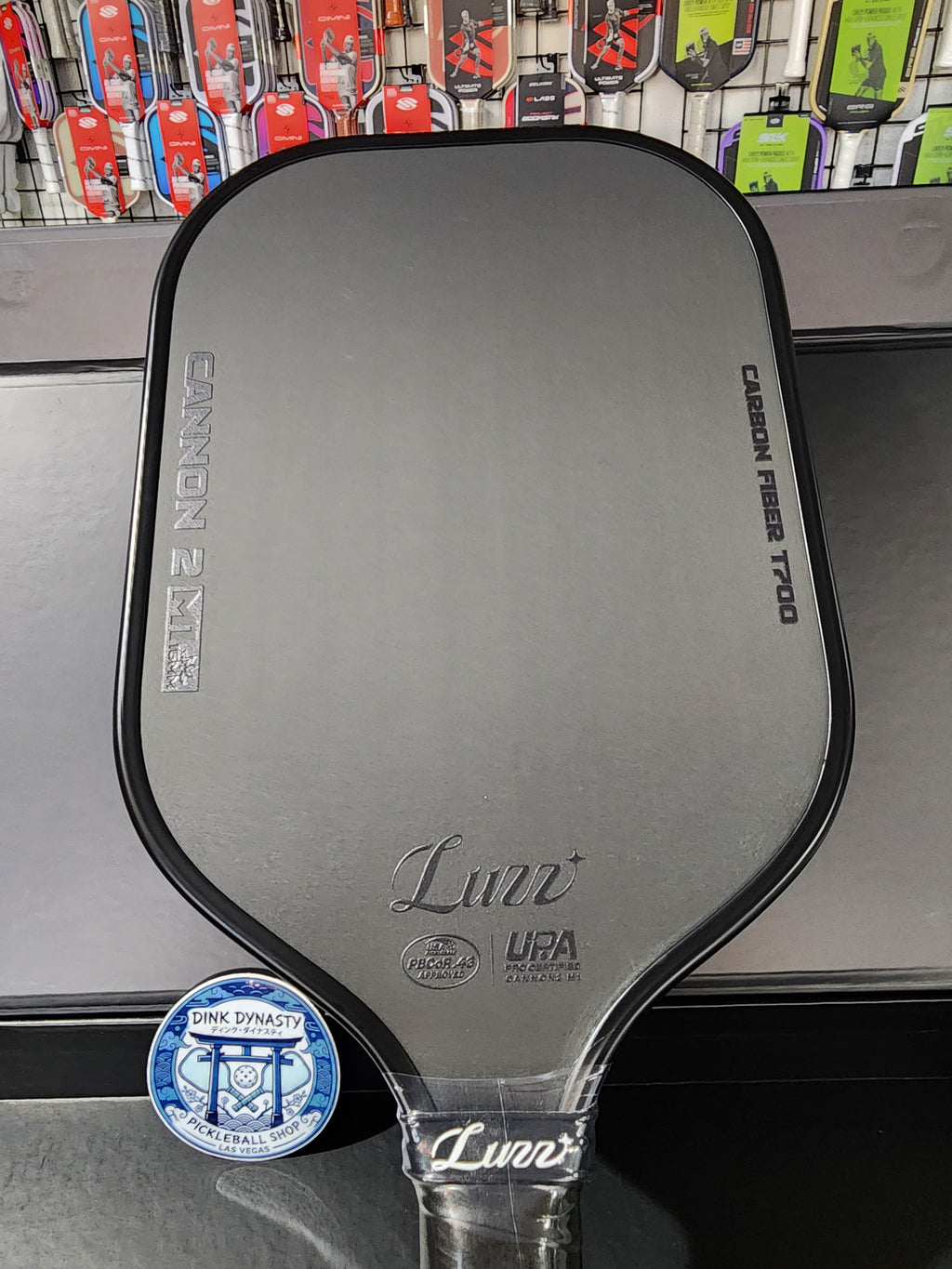 Luzz Cannon 2 M1 Pickleball Paddle 16mm Raw Carbon Fiber Aero-9966 Power Dink Dynasty
