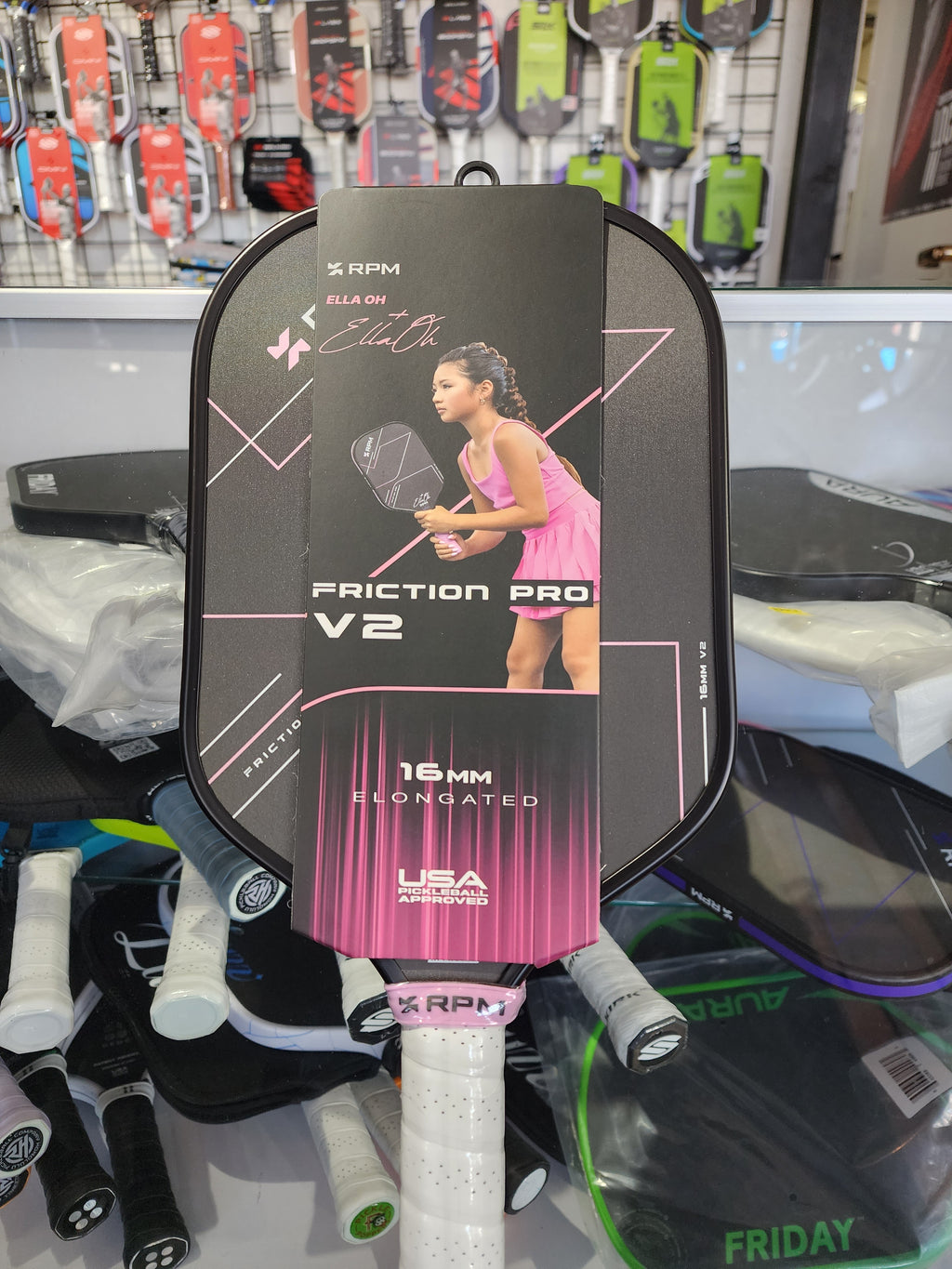 Ella Oh Pink V2 Pickleball Paddle Dink Dynasty