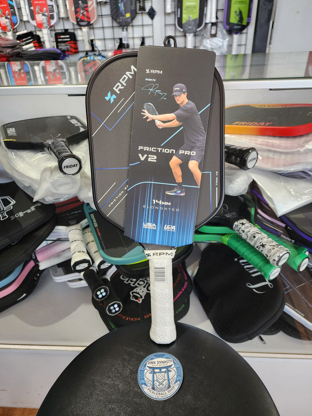 RPM Friction Pro V2 Pickleball Paddle Dink Dynasty