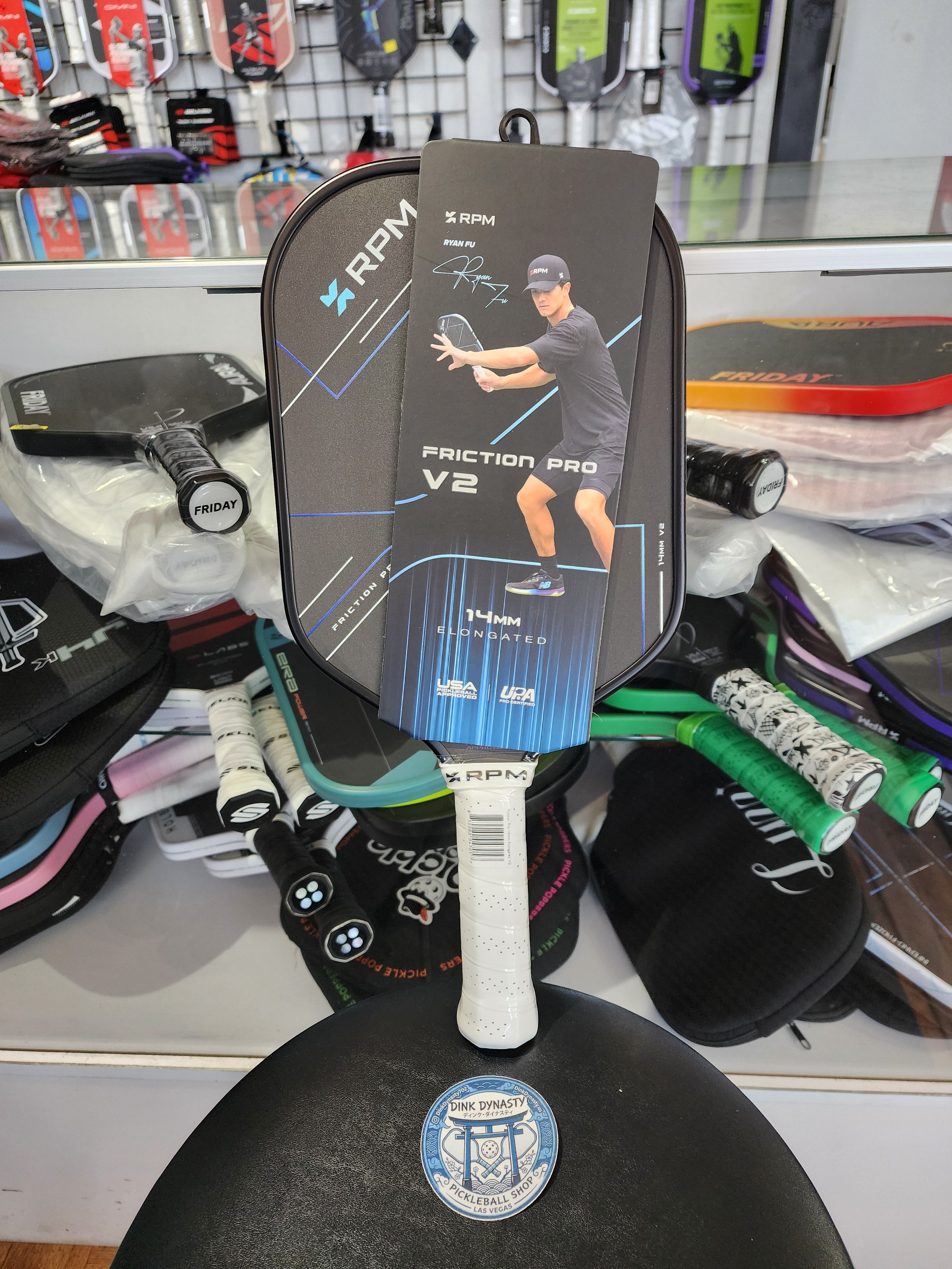 RPM Friction Pro V2 Pickleball Paddle Dink Dynasty
