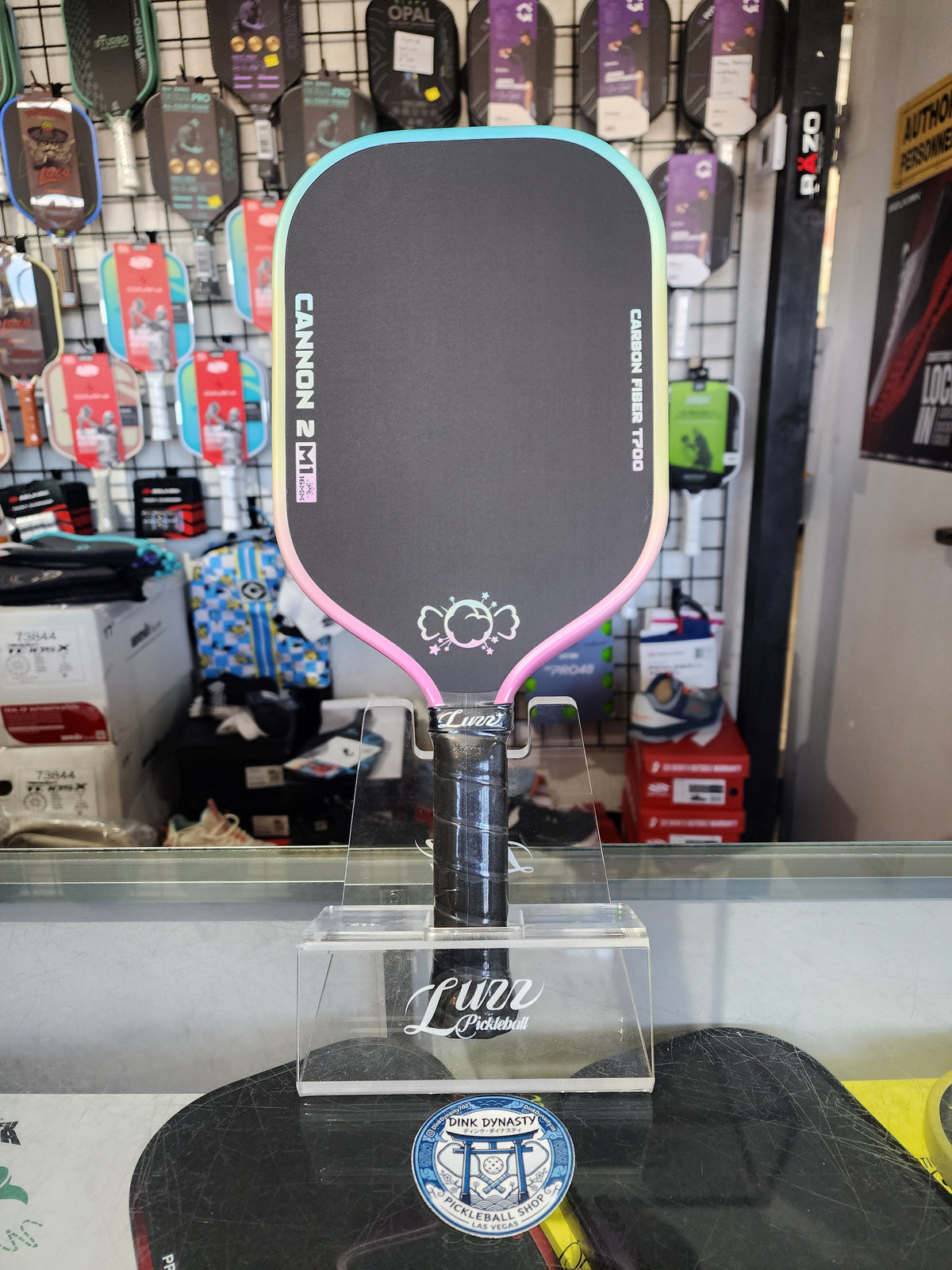 Luzz Candy Cannon 2 M1 Pickleball Paddle 16mm Raw Carbon Fiber Aero-9966 Power Dink Dynasty