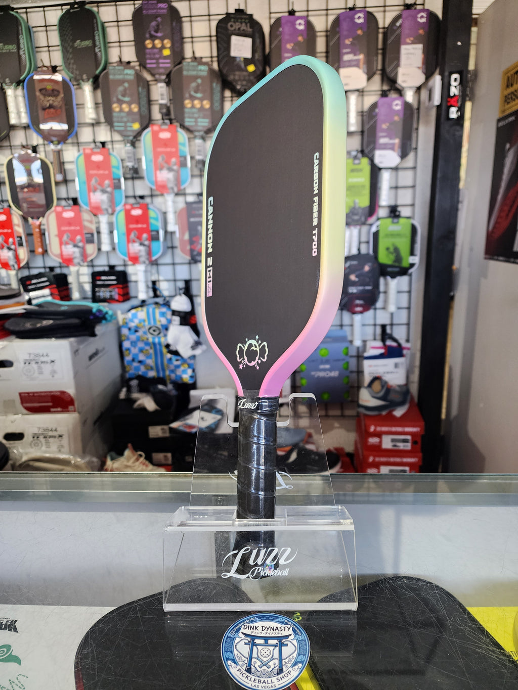 Luzz Candy Cannon 2 M1 Pickleball Paddle 16mm Raw Carbon Fiber Aero-9966 Power Dink Dynasty