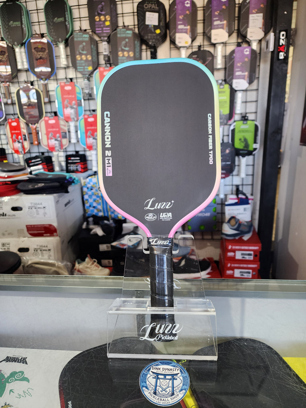Luzz Candy Cannon 2 M1 Pickleball Paddle 16mm Raw Carbon Fiber Aero-9966 Power Dink Dynasty