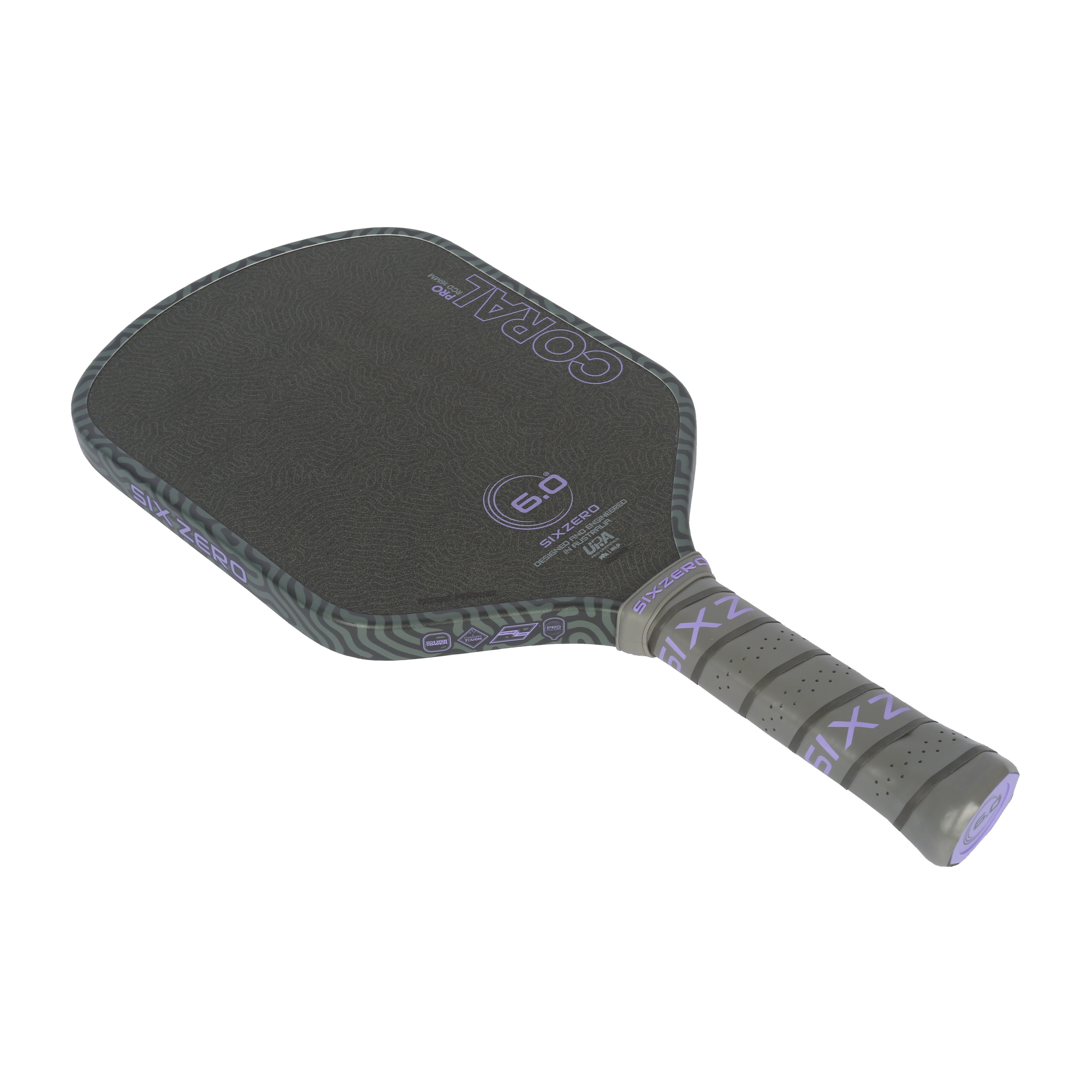 Six Zero Coral Pro Pickleball Paddle | Elite Spin & Control Dink Dynasty