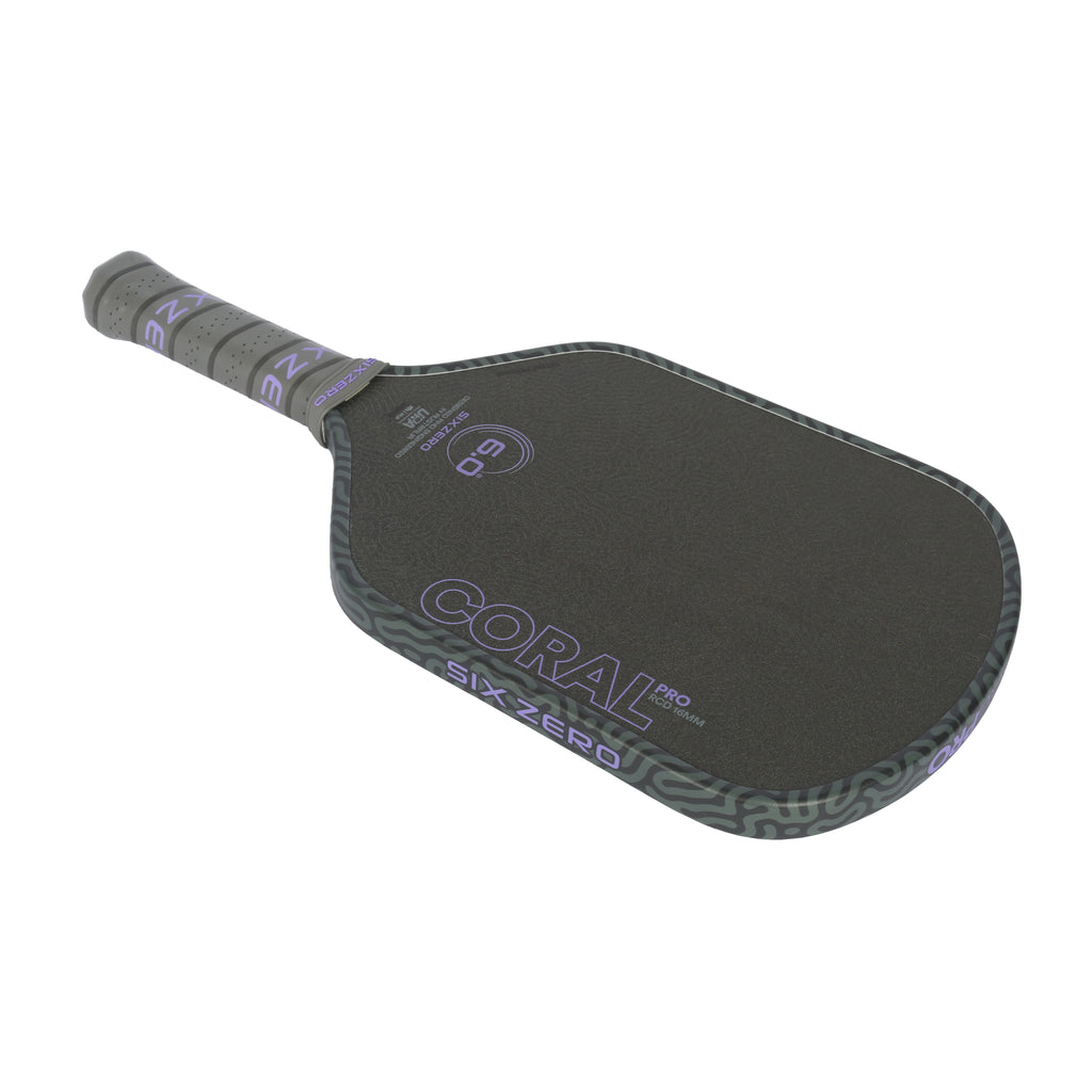Six Zero Coral Pro Pickleball Paddle | Elite Spin & Control Dink Dynasty