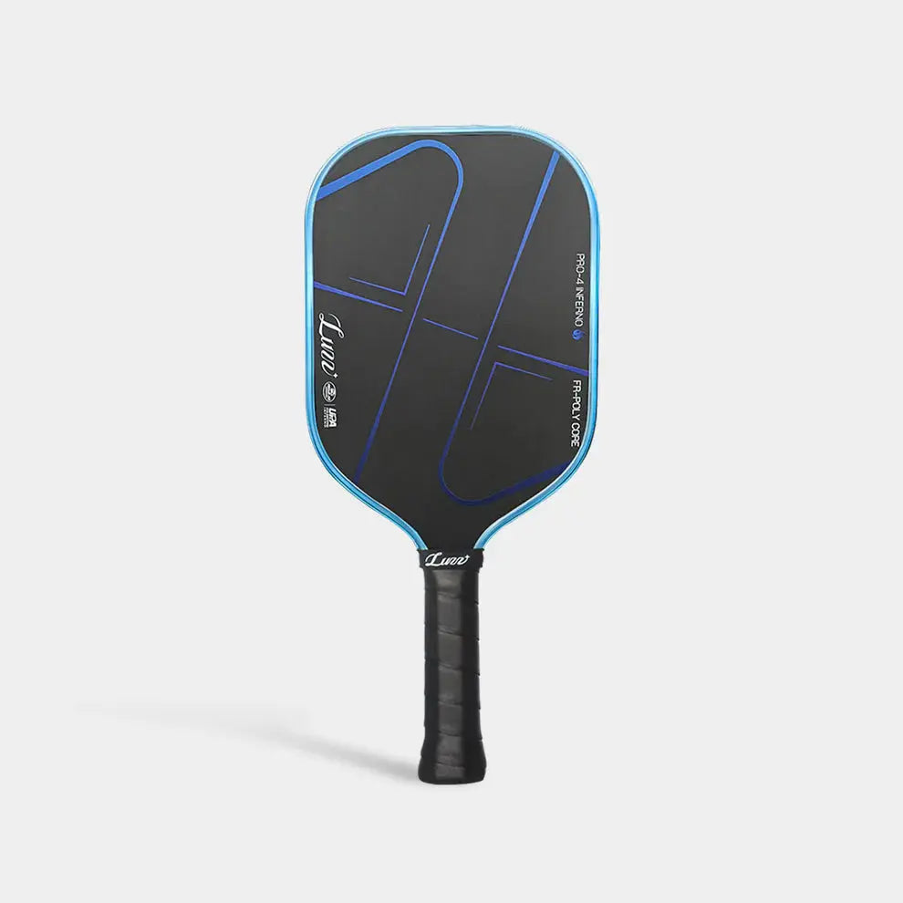 Luzz Pro 4 Inferno Blue Blaze Pickleball Paddle Dink Dynasty