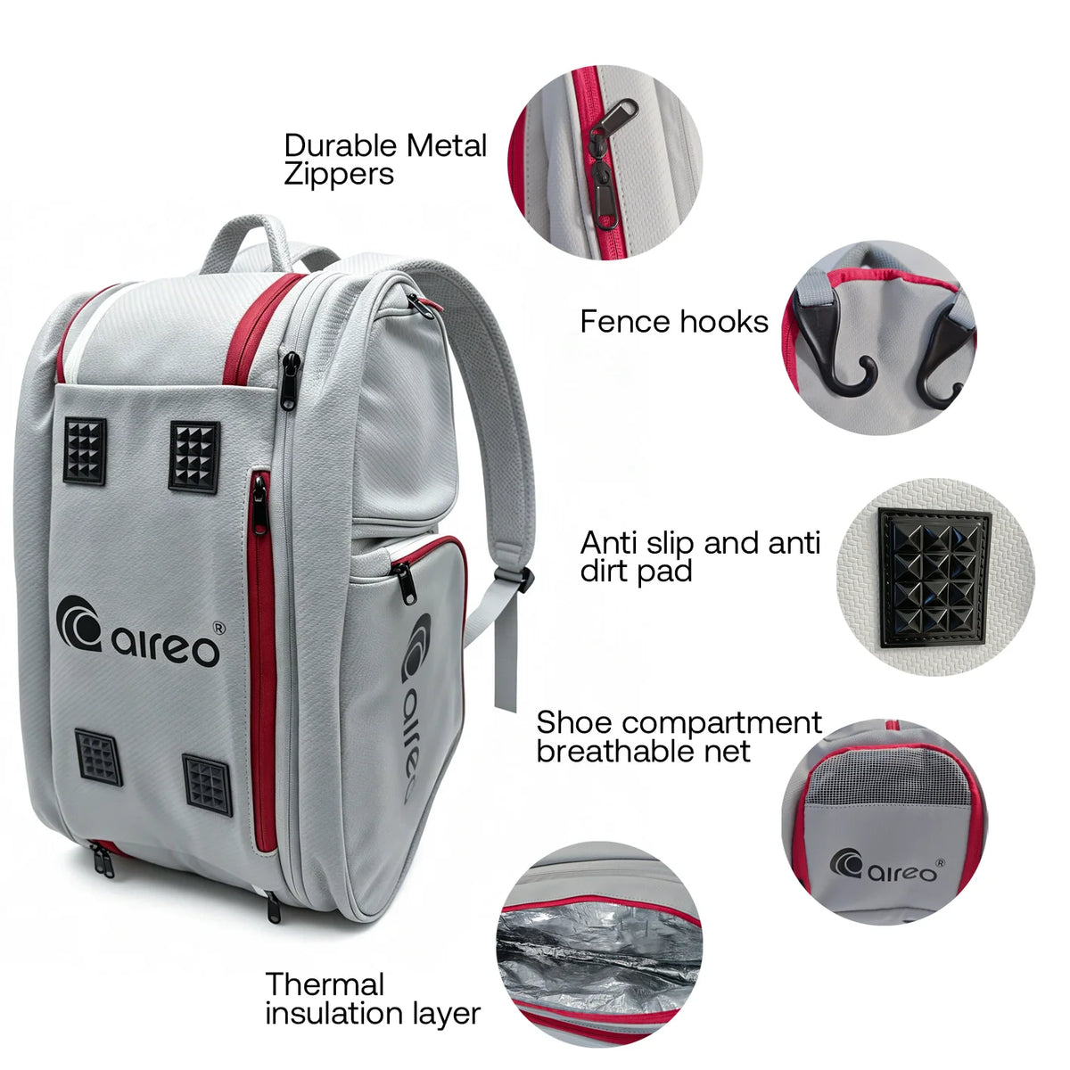 AIREO Tour 2-in-1 Pickleball Backpack Dink Dynasty