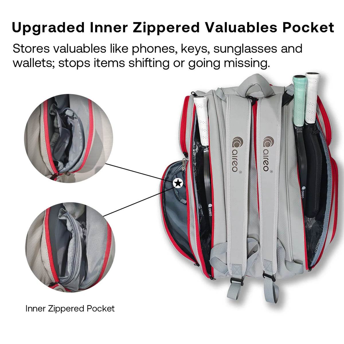 AIREO Tour 2-in-1 Pickleball Backpack Dink Dynasty