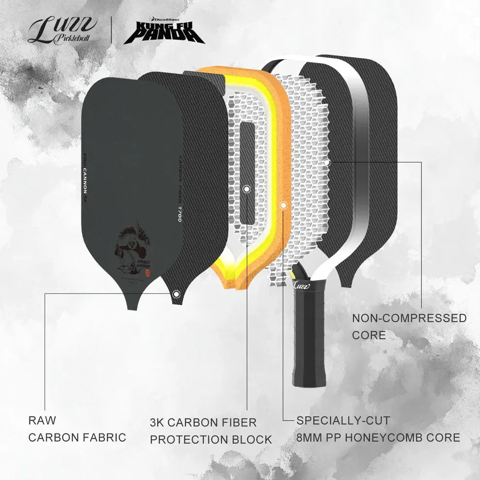 Luzz Cannon Kung Fu Pickleball Paddle dinkdynasty