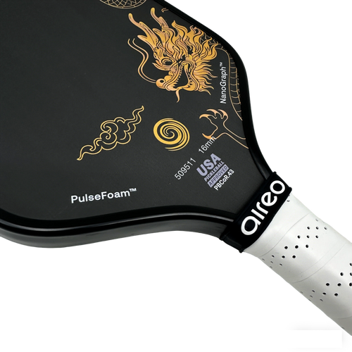 Aireo Cyclone Pickleball Paddle with NanoGraph Grit Surface Dragon Limited Edition Dink Dynasty