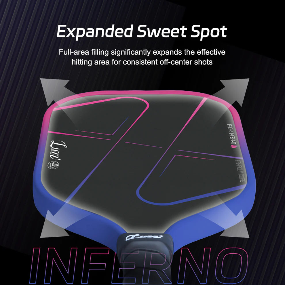Luzz Pro 4 Inferno Pickleball Paddle Dink Dynasty