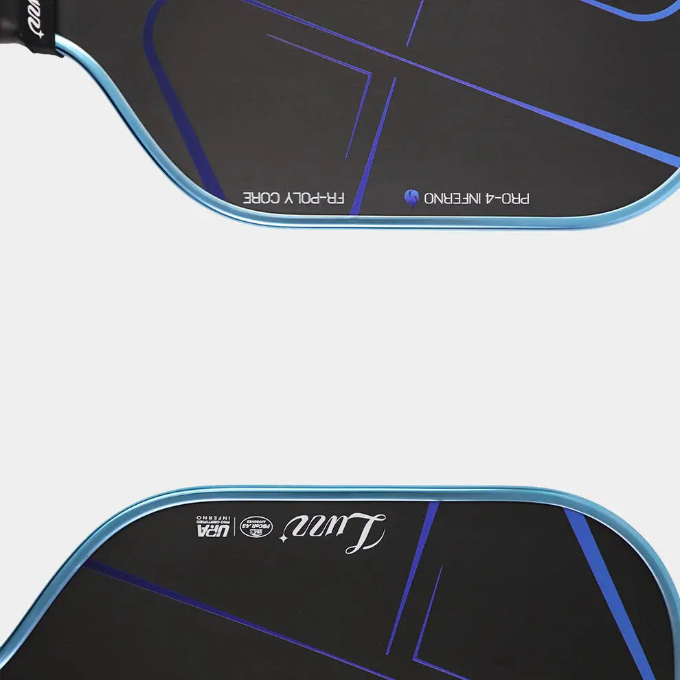 Luzz Pro 4 Inferno Blue Blaze Pickleball Paddle Dink Dynasty