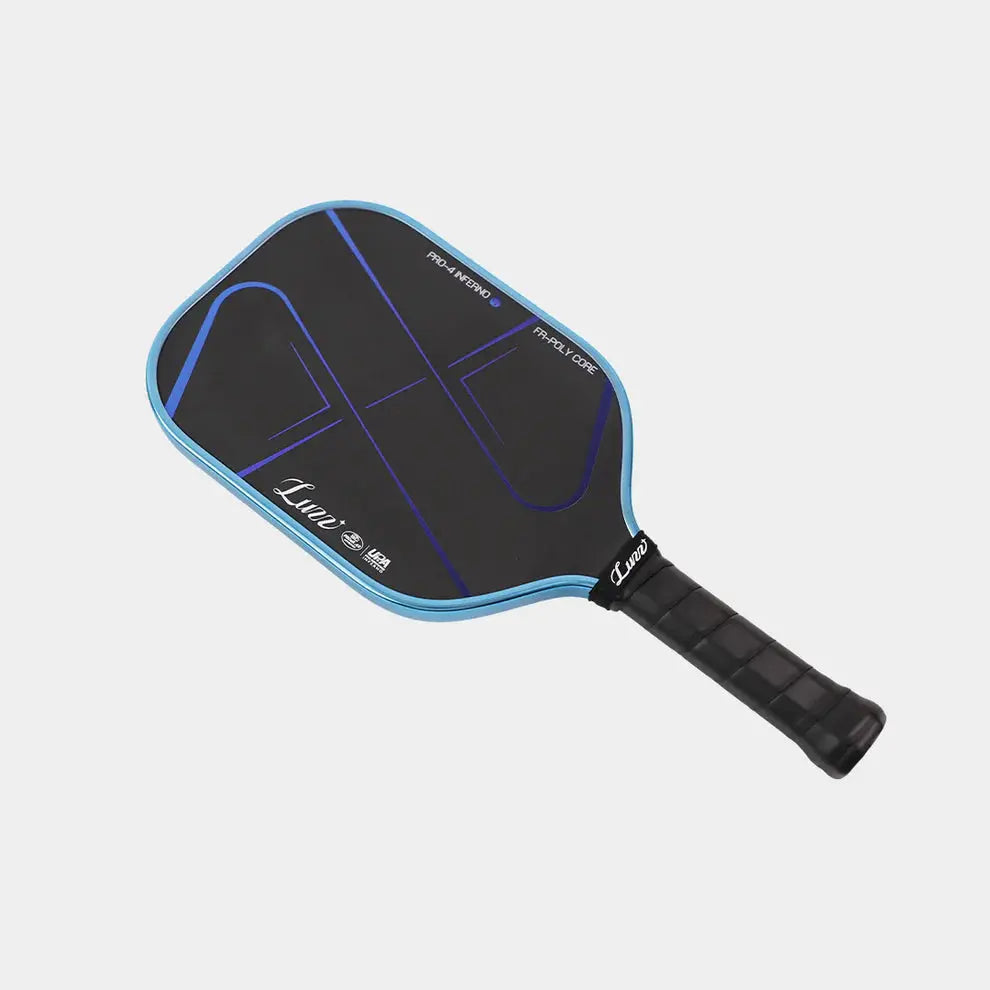 Luzz Pro 4 Inferno Blue Blaze Pickleball Paddle Dink Dynasty