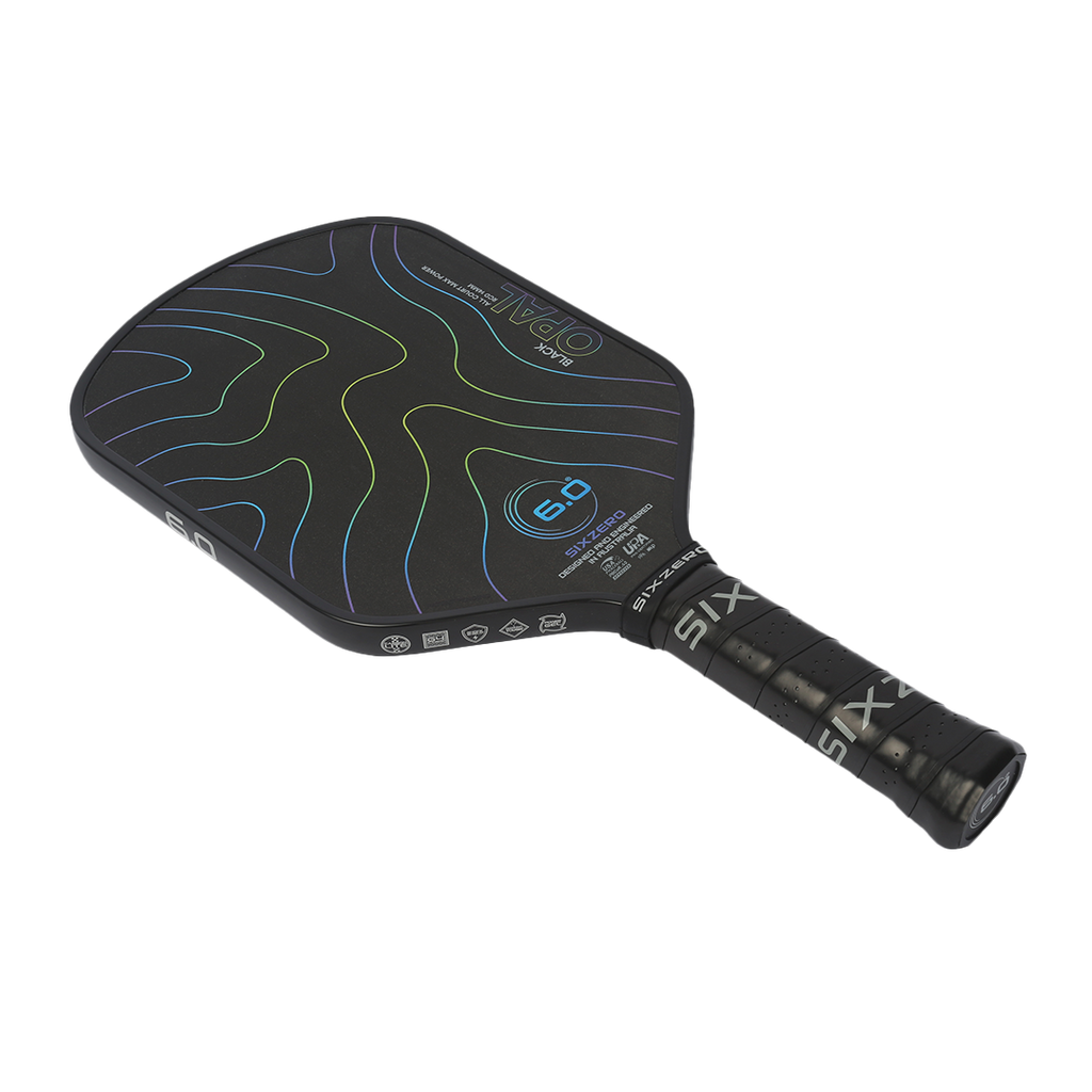 Six Zero Black Opal 14mm Pickleball Paddle Dink Dynasty