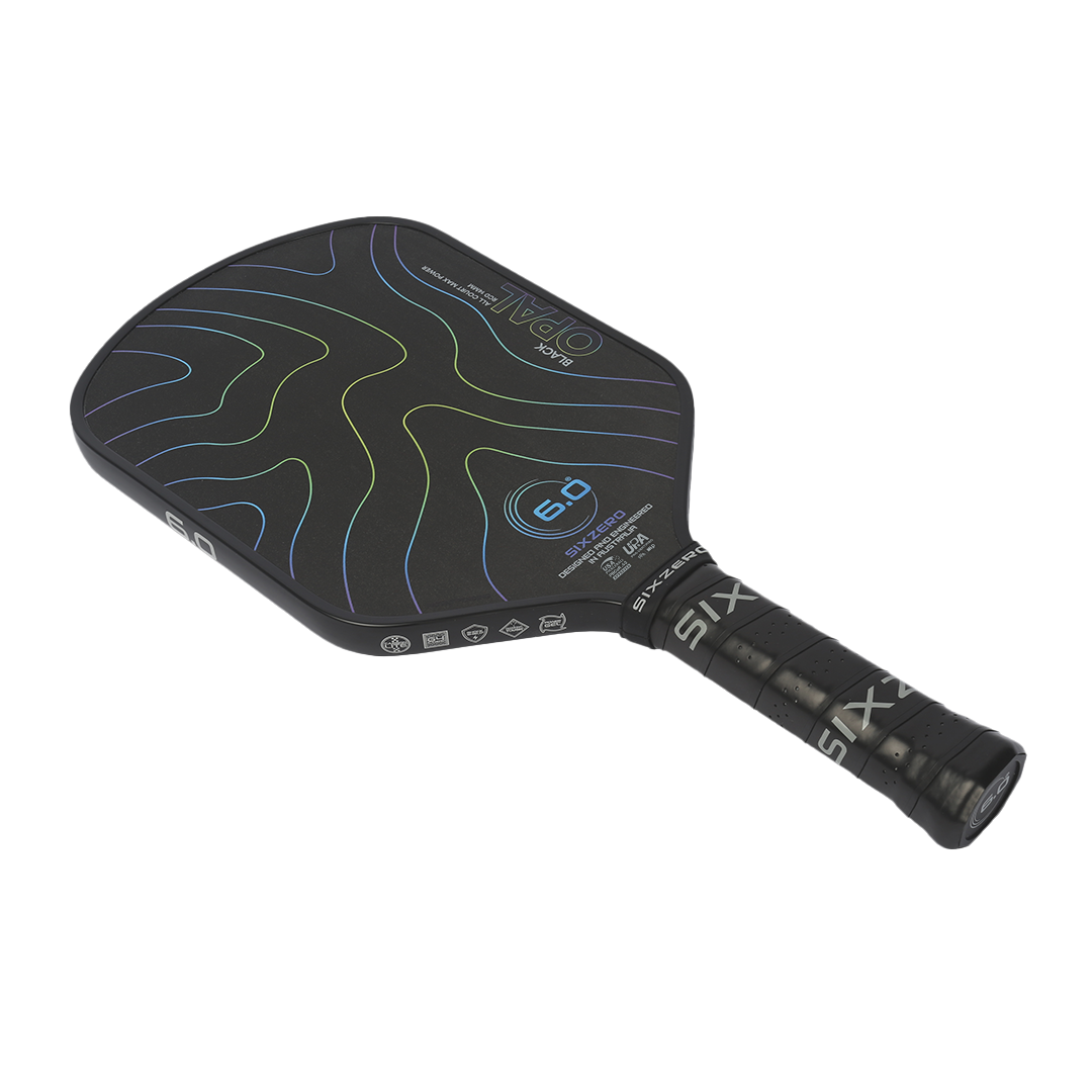 Six Zero Black Opal 14mm Pickleball Paddle Dink Dynasty