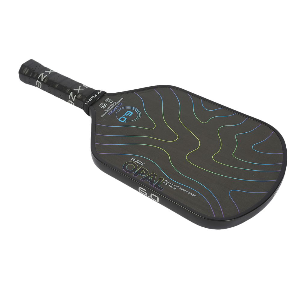 Six Zero Black Opal 14mm Pickleball Paddle Dink Dynasty