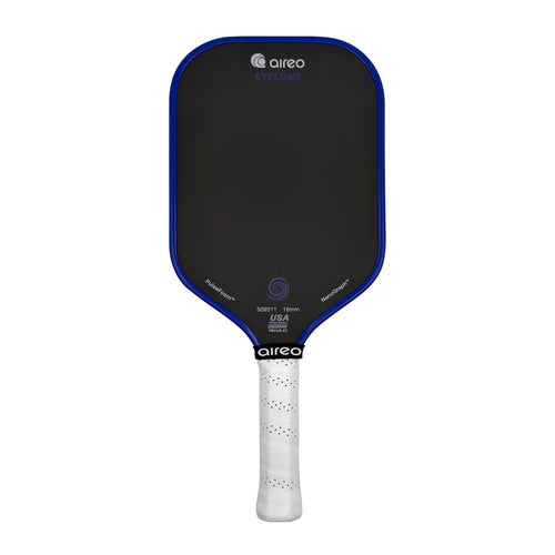 Aireo Cyclone Pickleball Paddle with NanoGraph Grit Surface Blue Dink Dynasty