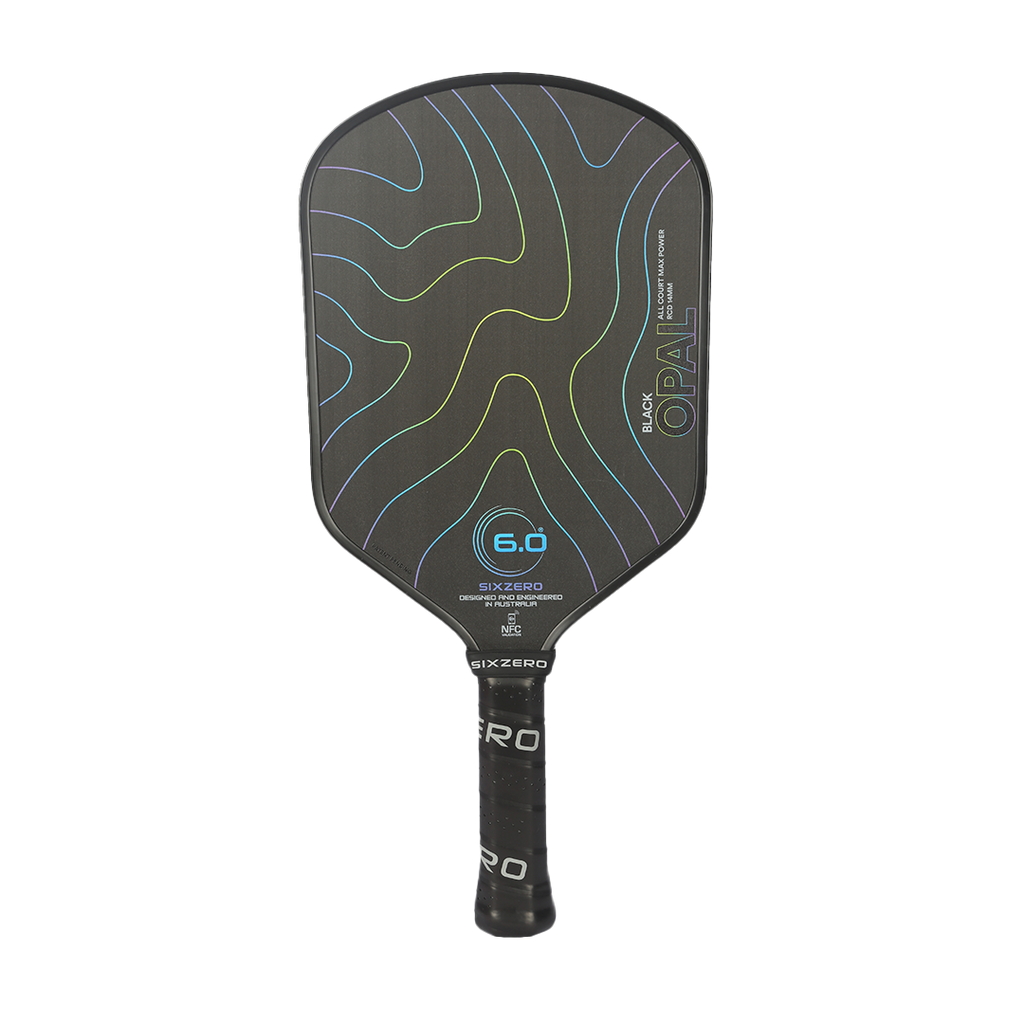 Six Zero Black Opal 14mm Pickleball Paddle Dink Dynasty
