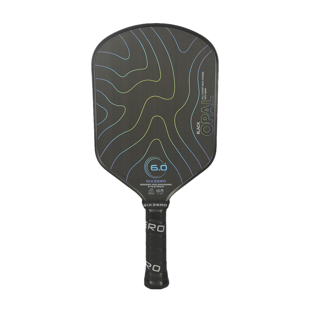 Six Zero Black Opal 14mm Pickleball Paddle Dink Dynasty