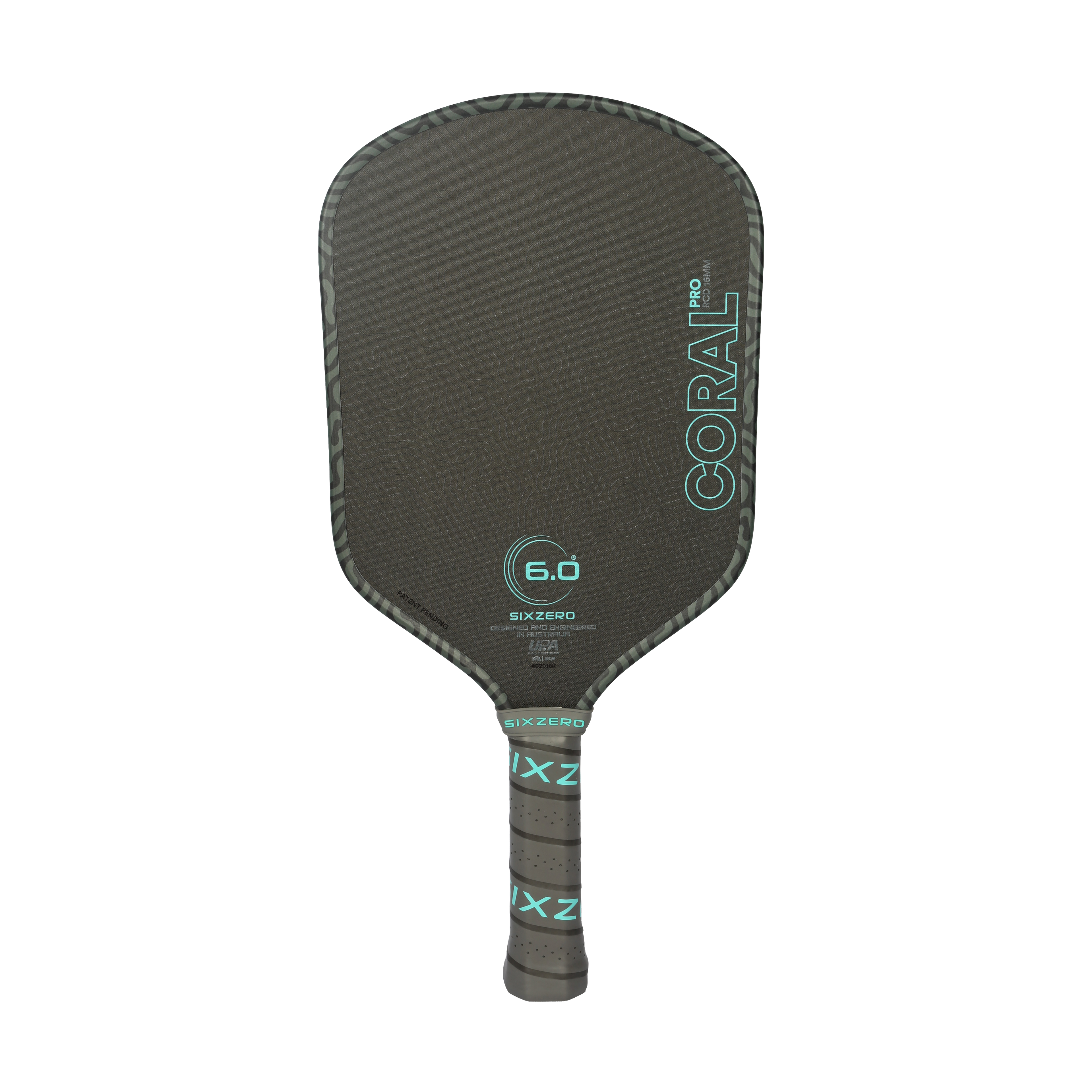 Six Zero Coral Pro Pickleball Paddle | Elite Spin & Control Dink Dynasty