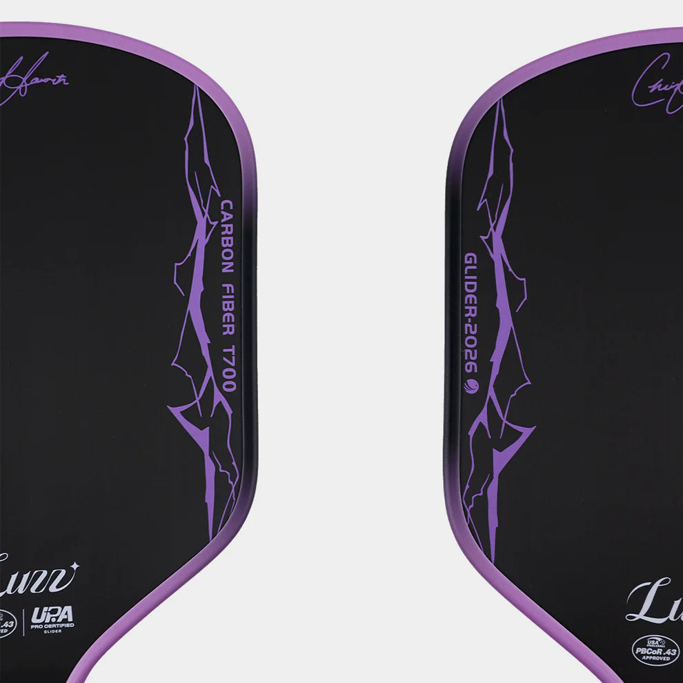 Luzz Chris Haworth Glider 2026 Hybrid Pickleball Paddle Dink Dynasty