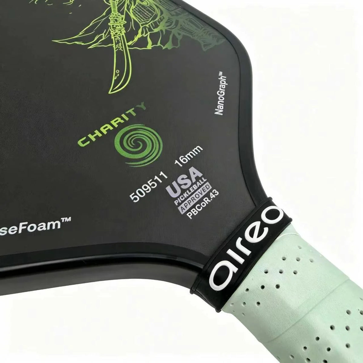 AIREO Cyclone Guardian Elongated NanoGraph Pickleball Paddle Dink Dynasty